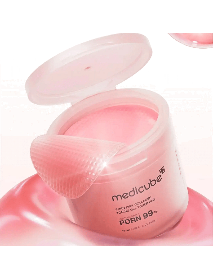 Medicube - Medicube - PDRN Pink Collagen Toning Gel Toner Pad (70pcs.) - toonikupadjad - clear - 1