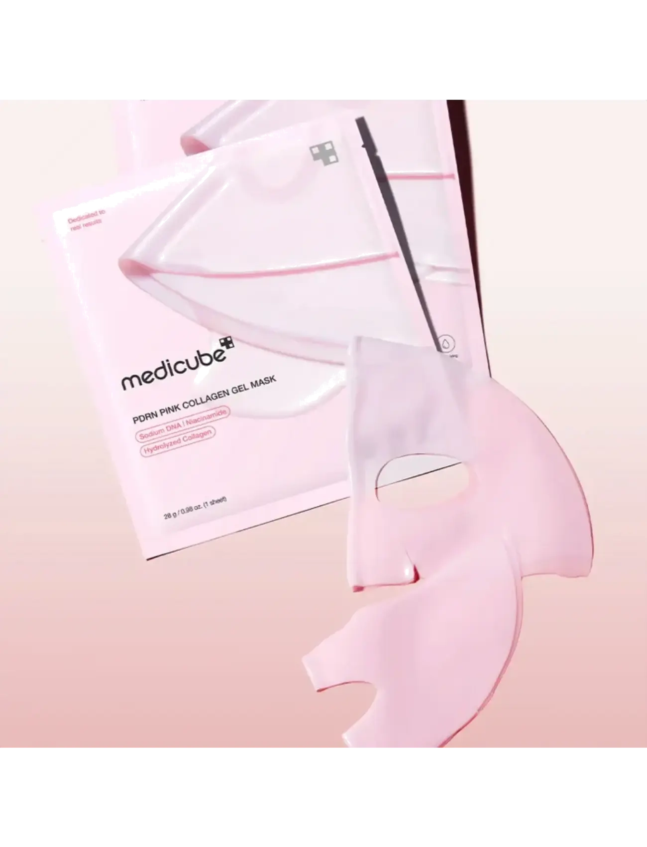 Medicube - PDRN Pink Collagen Gel Mask - sheet masks - clear - 1