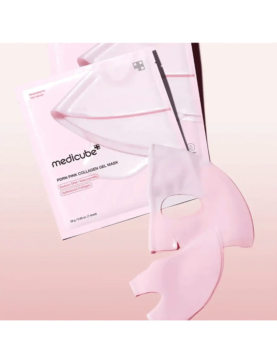 Medicube - PDRN Pink Collagen Gel Mask - lehtmaskid - clear - 2