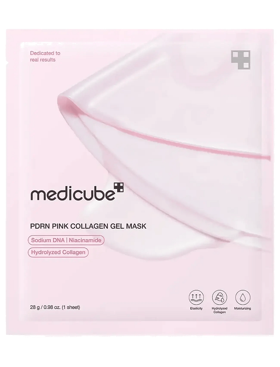 Medicube - PDRN Pink Collagen Gel Mask - lehtmaskid - clear - 0