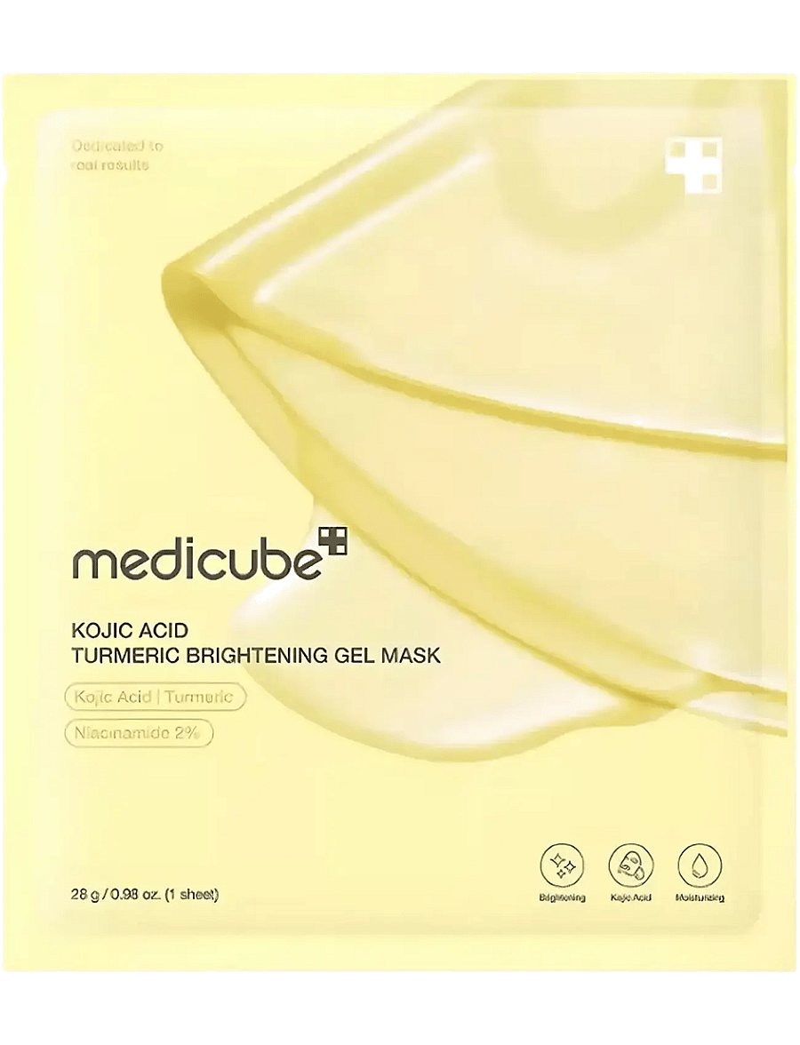 Medicube - Kojic Acid Turmeric Brightening Gel Mask - lehtmaskid - clear - 0