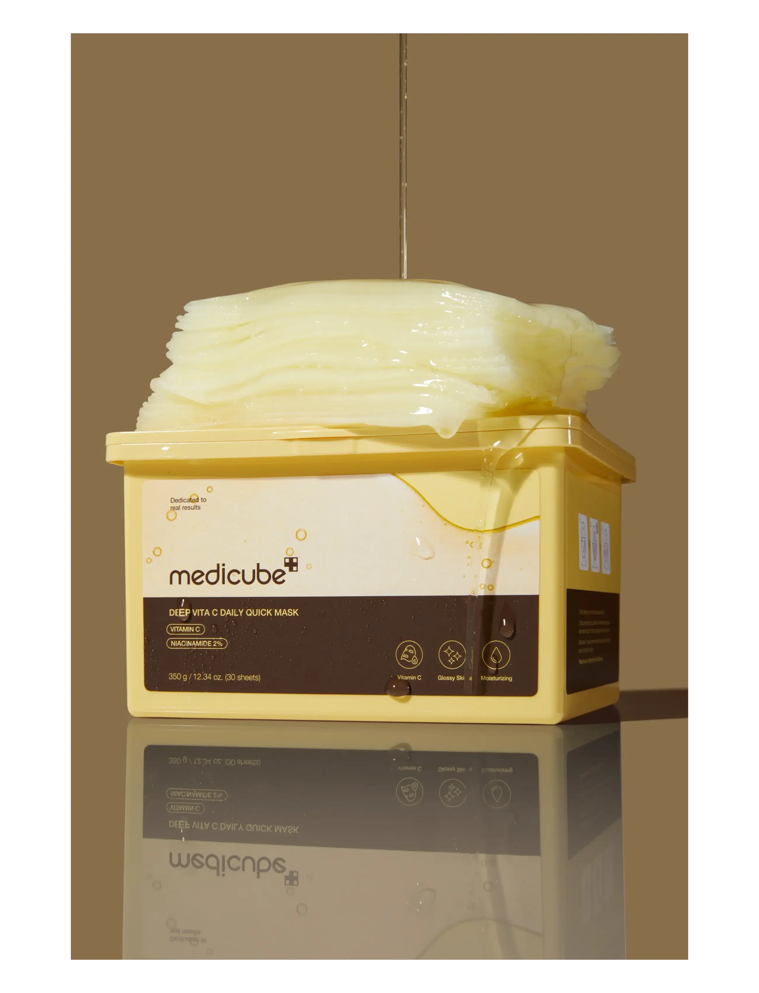Medicube - Medicube - Deep Vita C Daily Quick Mask (30pcs.) - sheet masks - clear - 3