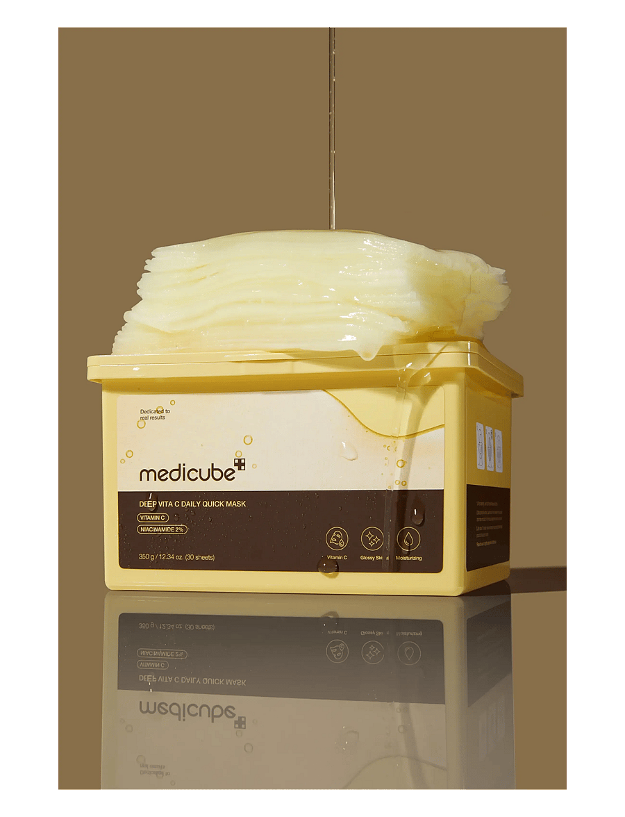 Medicube - Medicube - Deep Vita C Daily Quick Mask (30pcs.) - lehtmaskid - clear - 3