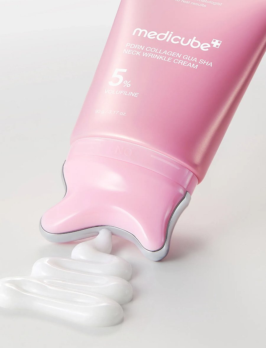 Medicube - Medicube - PDRN Collagen Gua Sha Neck Wrinkle Cream (90g.) - clear - 0