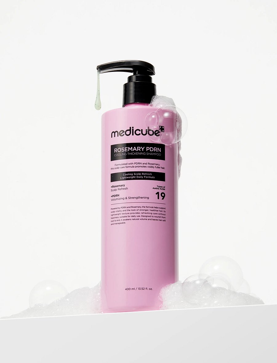 Medicube - Medicube - Rosemary PDRN Cooling Thickening Shampoo (400ml.) - peanahahooldused - clear - 0