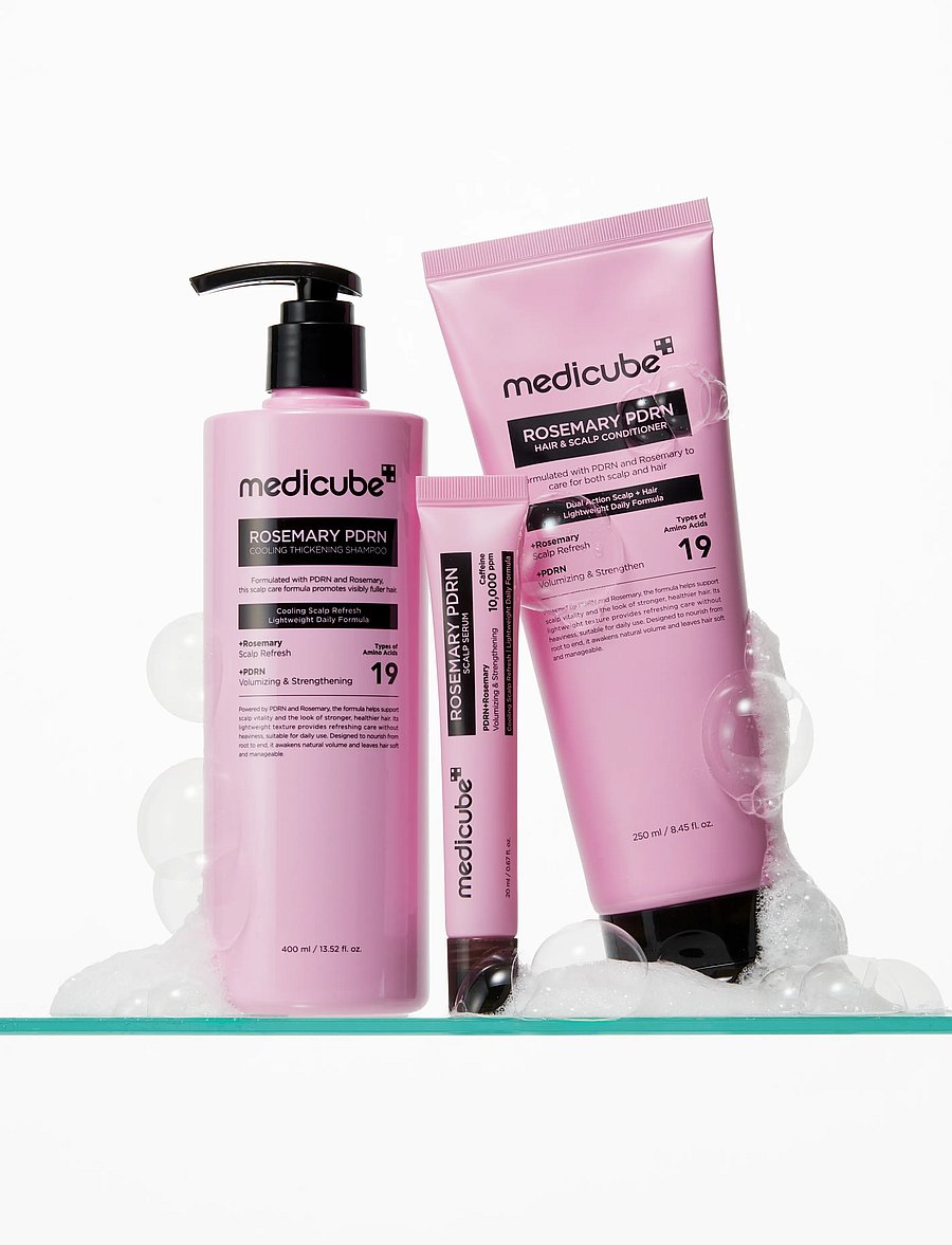 Medicube - Medicube - Rosemary PDRN Cooling Thickening Shampoo (400ml.) - peanahahooldused - clear - 2