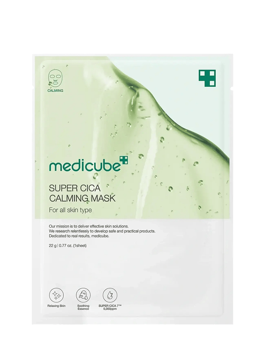 Medicube - Medicube - Super Cica Calming Mask - lehtmaskid - clear - 0