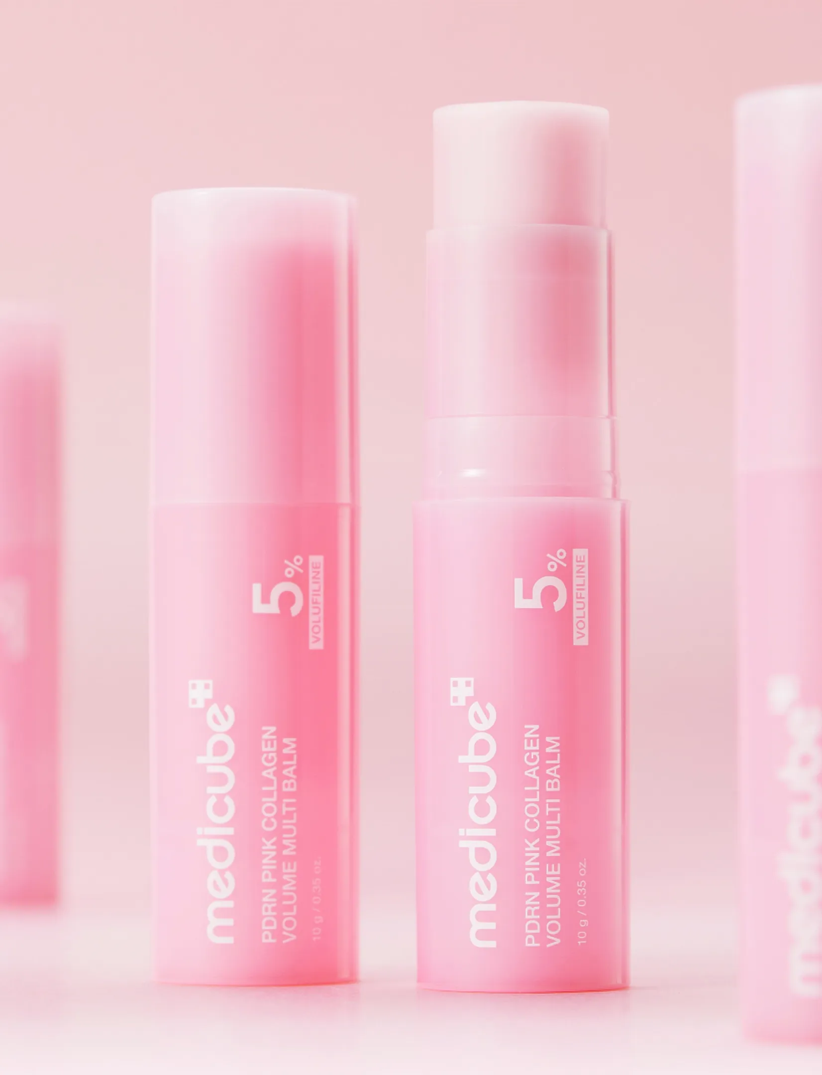 Medicube - Medicube - PDRN Pink Collagen Volume Multi Balm (10g.) - punktbehandlare - clear - 2