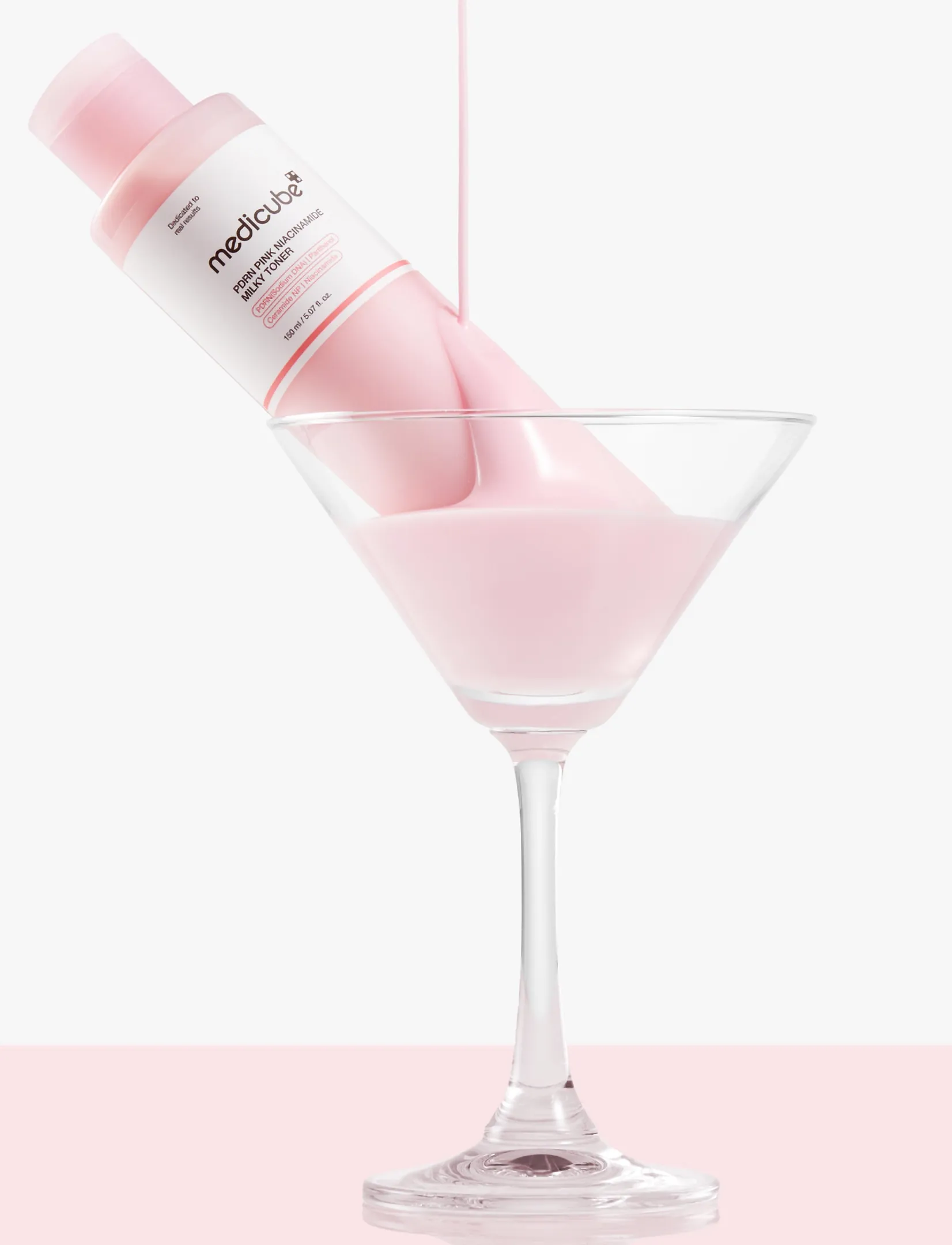 Medicube - Medicube - PDRN Pink Niacinamide Milky Toner (150ml.) - Återfuktande ansiktsvatten - clear - 0