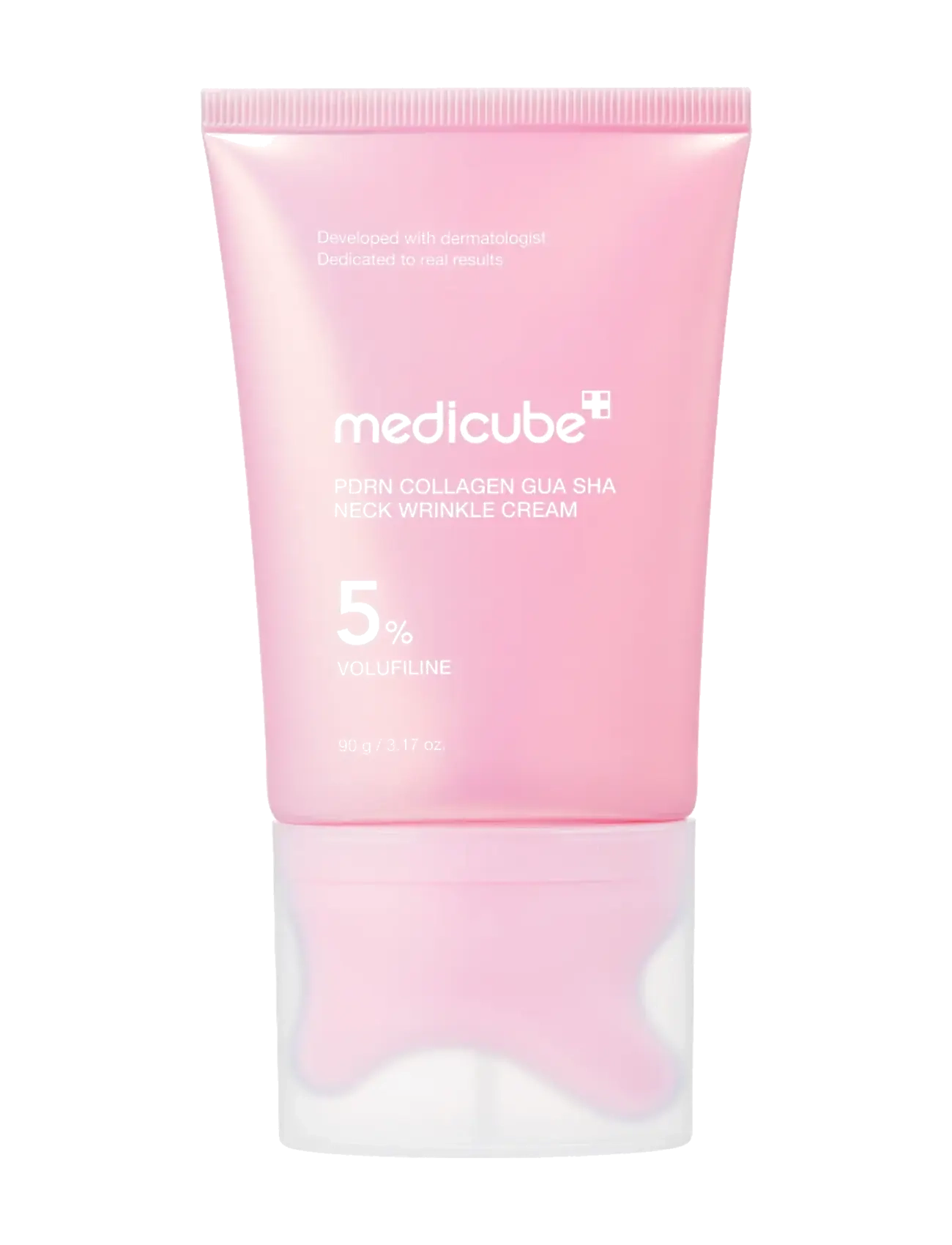 Medicube Medicube - PDRN Collagen Gua Sha Neck Wrinkle Cream (90g.) - Medicube - CLEAR / undefined