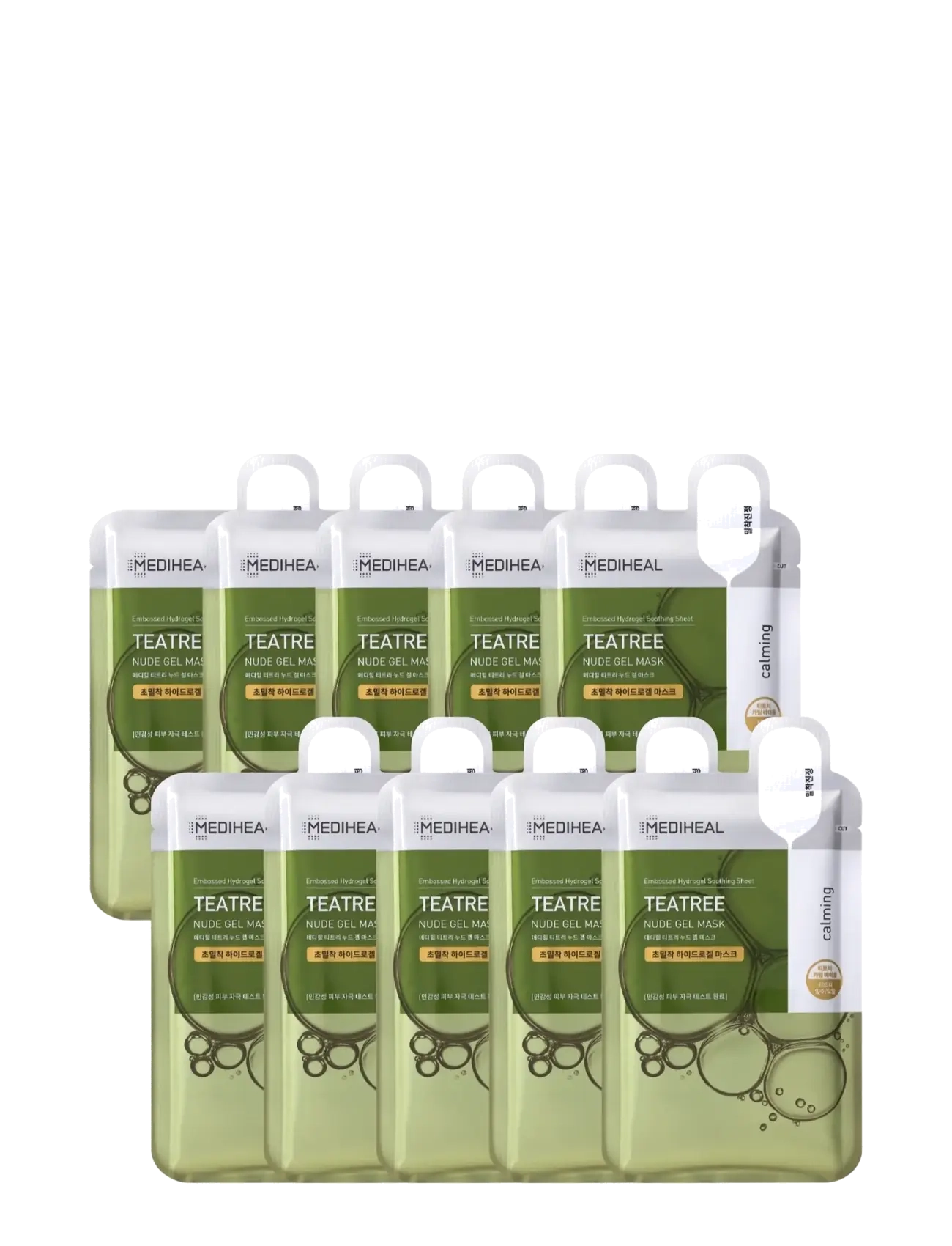 Mediheal Mediheal - Teatree Nude Gel Mask (10pcs.) - Nyheder - CLEAR / undefined