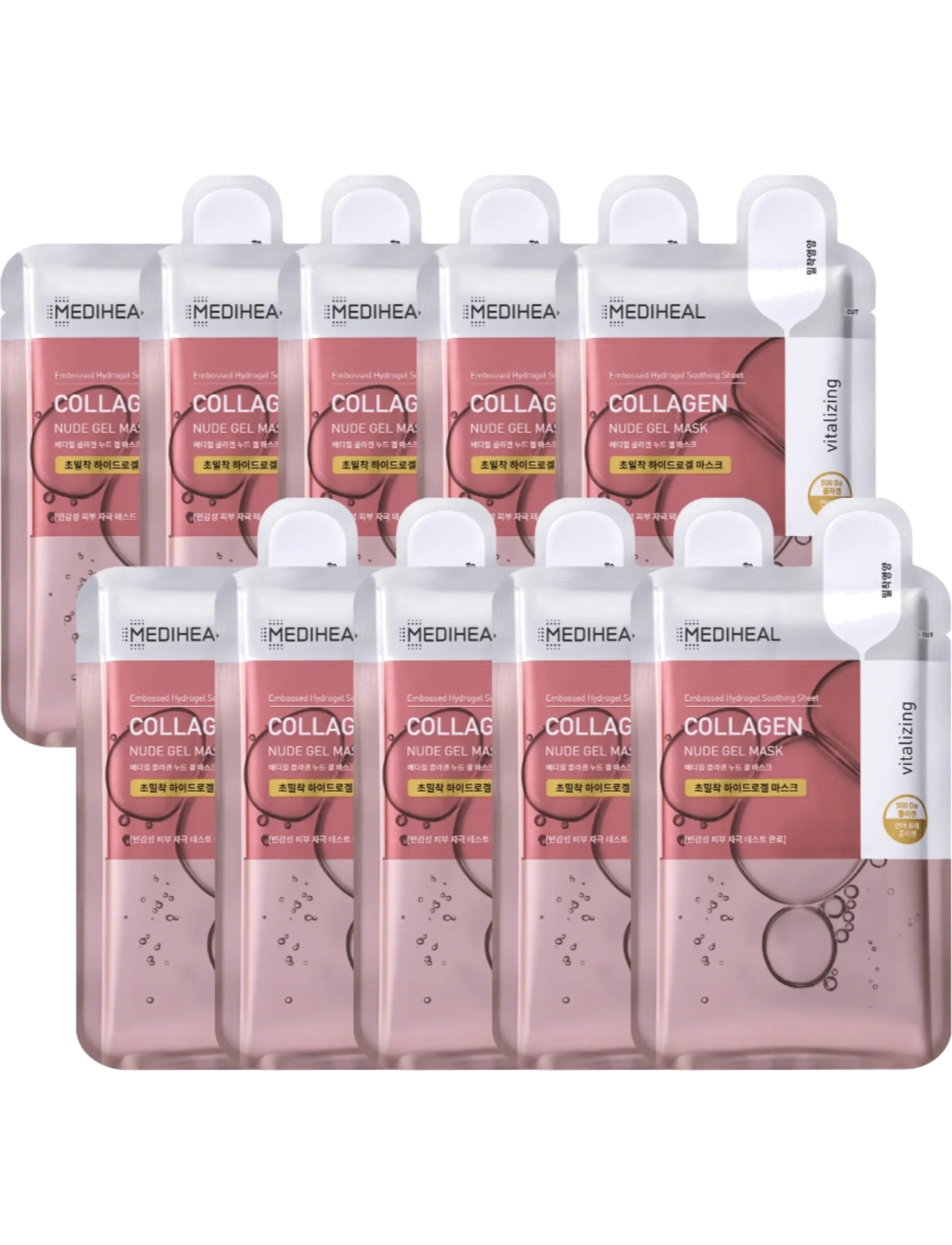 Mediheal - Mediheal - Collagen Nude Gel Mask (10pcs.) - clear - 1