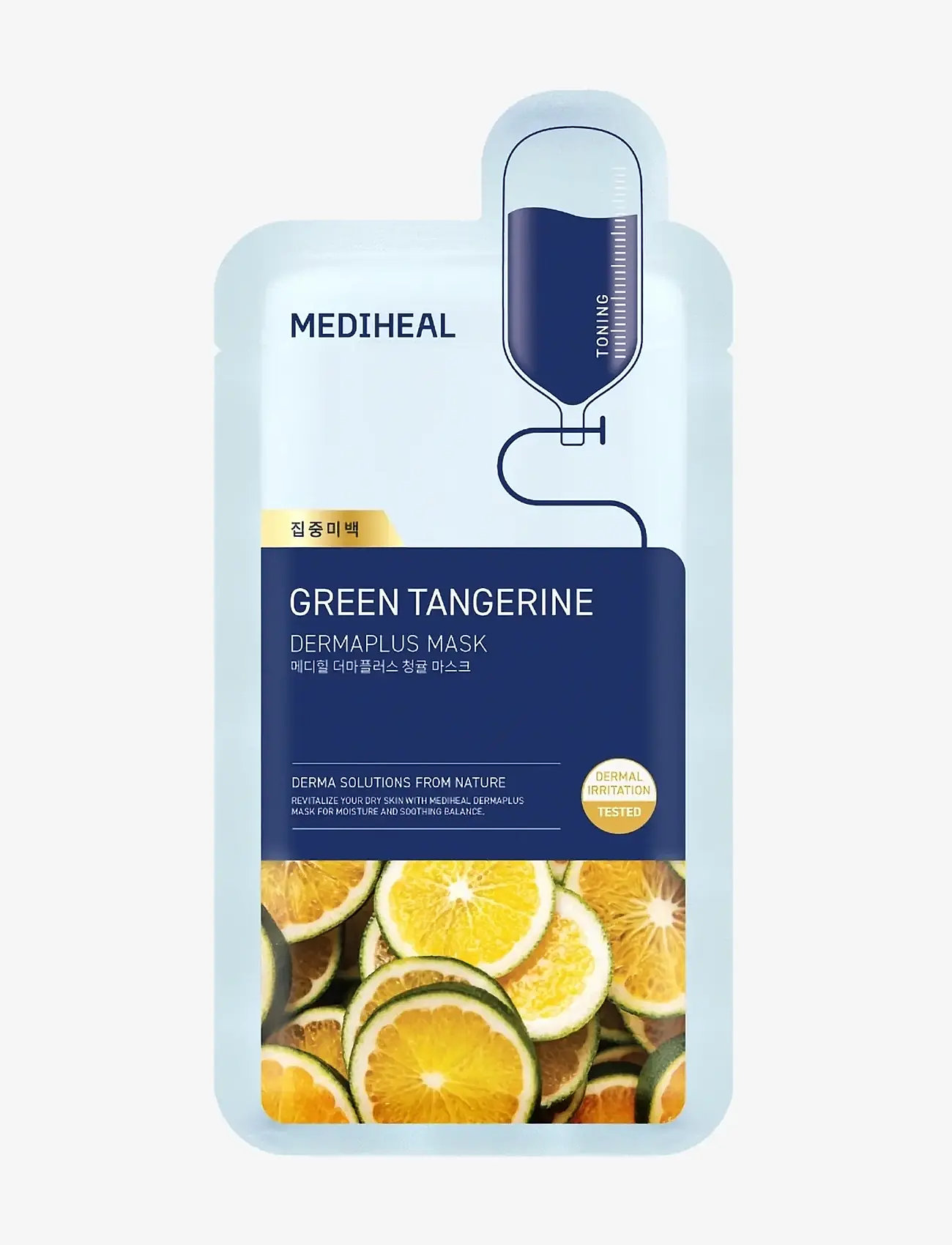 Mediheal - Mediheal - Dermaplus Green Tangerine Mask (1pcs.) - sheet masks - clear - 1