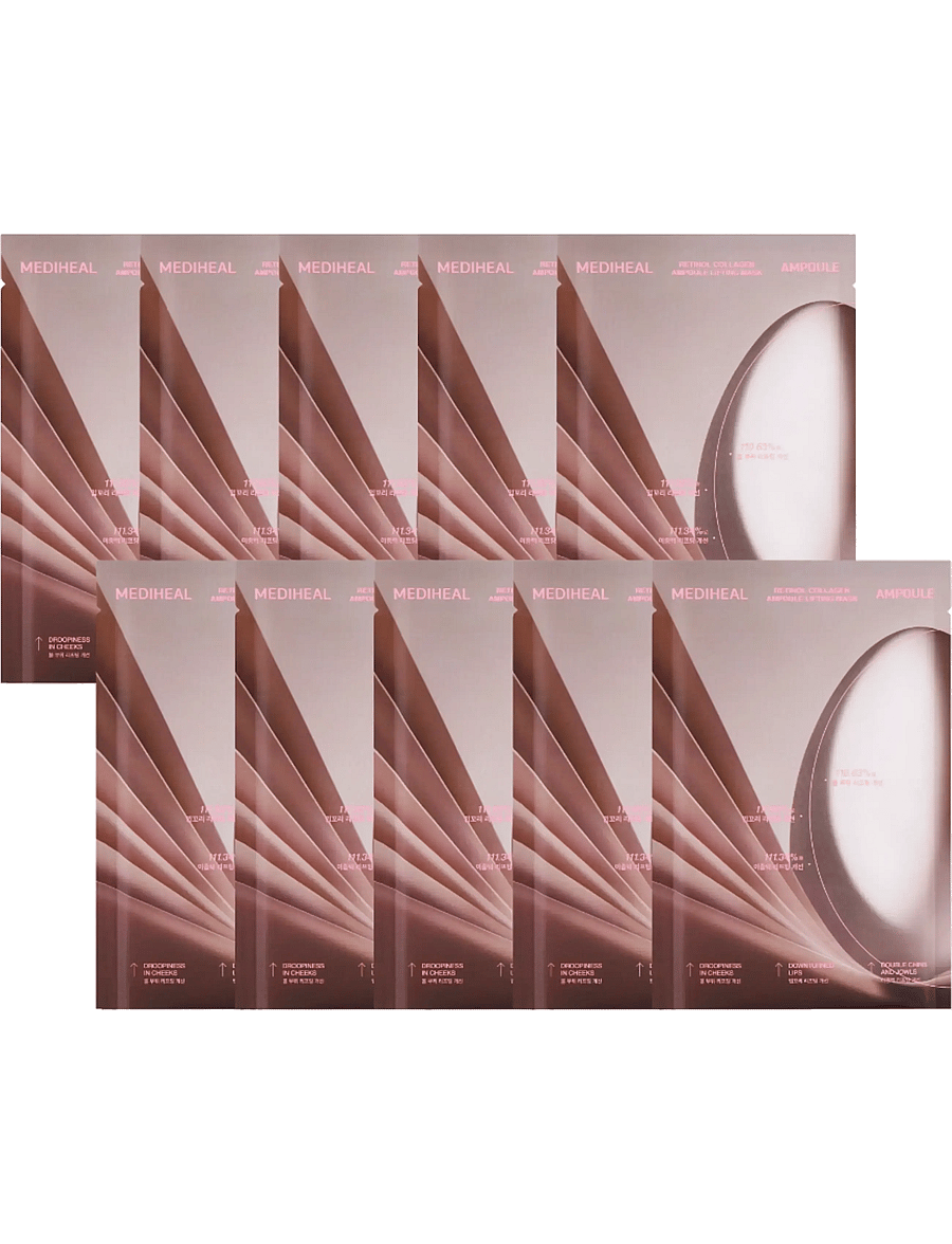 Mediheal - Mediheal - Retinol Collagen Ampoule Lifting Mask (10pcs.) - clear - 1