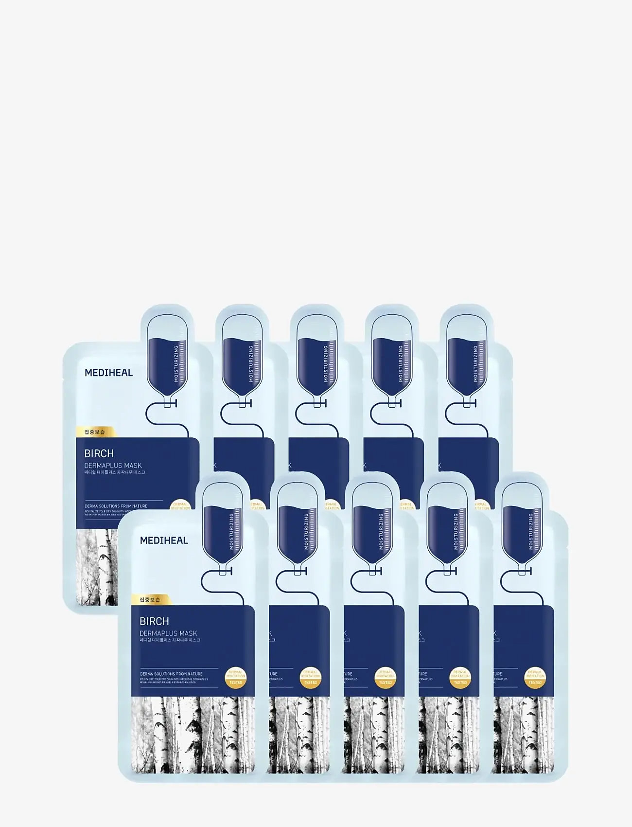 Mediheal - Mediheal - Dermaplus Birch Mask (10pcs.) - sheet masks - clear - 1