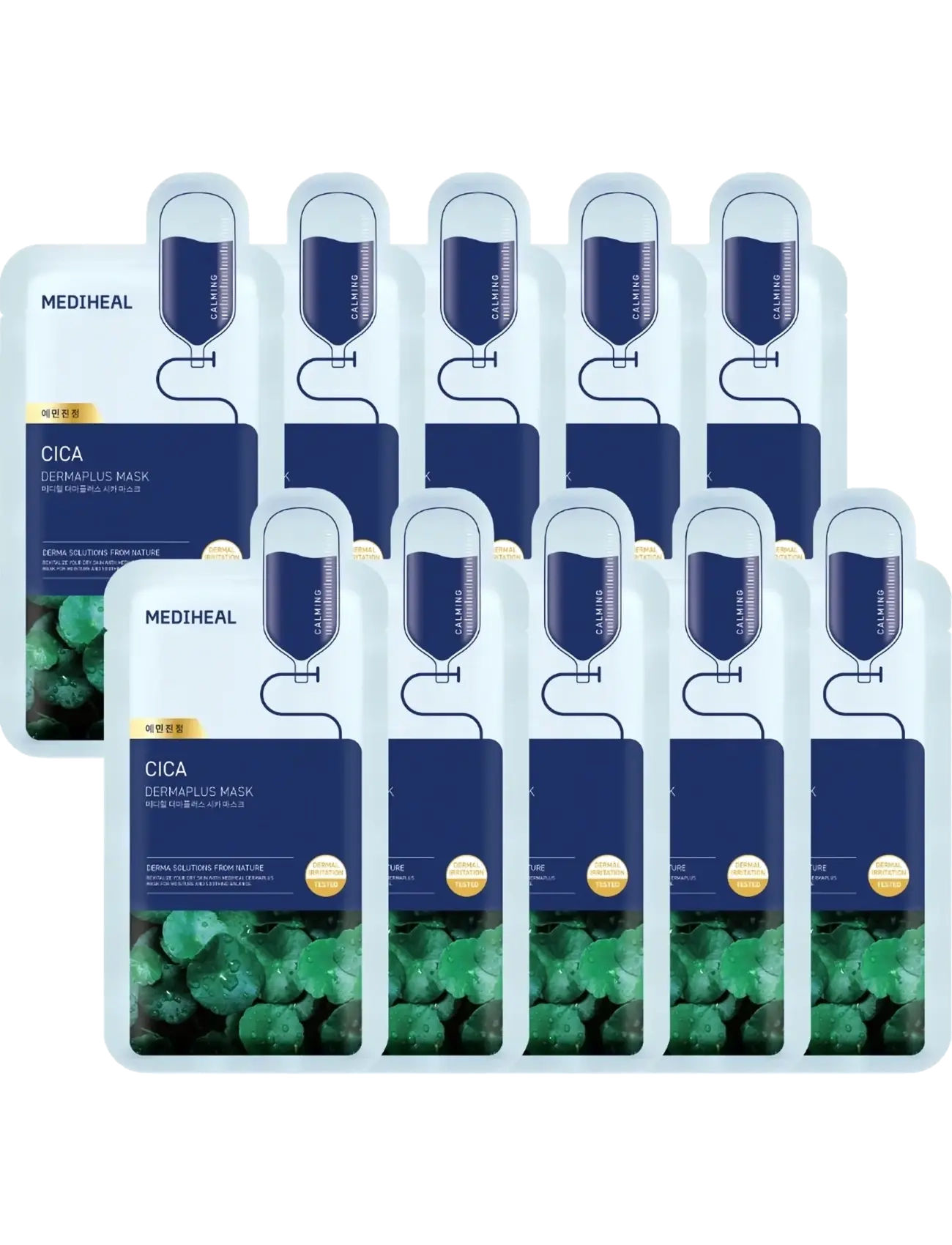 Mediheal Mediheal - Dermaplus Cica Mask (10pcs.) - Nýkomið - CLEAR / undefined