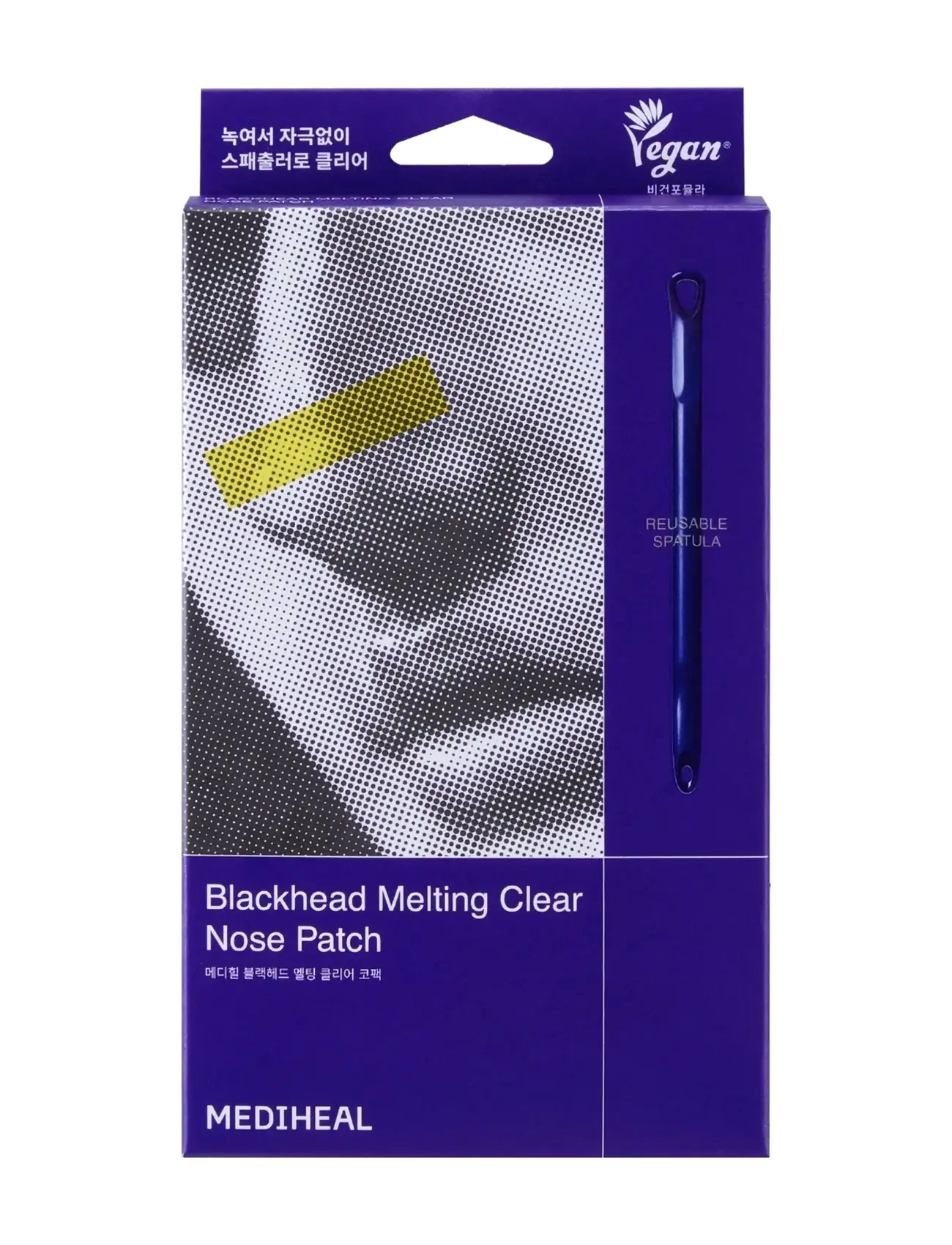 Mediheal - Blackhead Melting Clear Nose Patch (4Pcs.), Sheetmaske, Nude, Str: 4 PCS