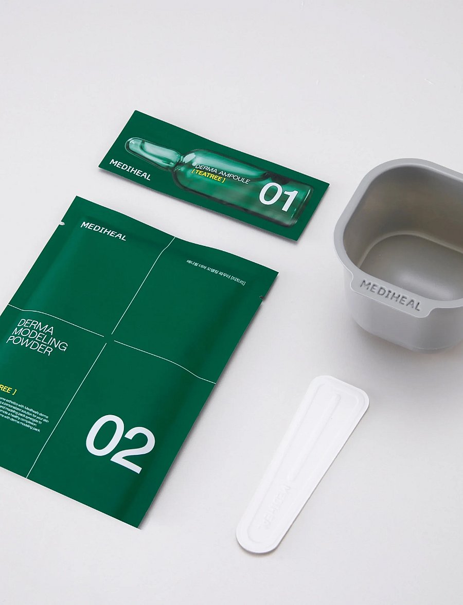 Mediheal - Mediheal - Derma Modeling Pack Teatree Claming (1pcs.) - clear - 0