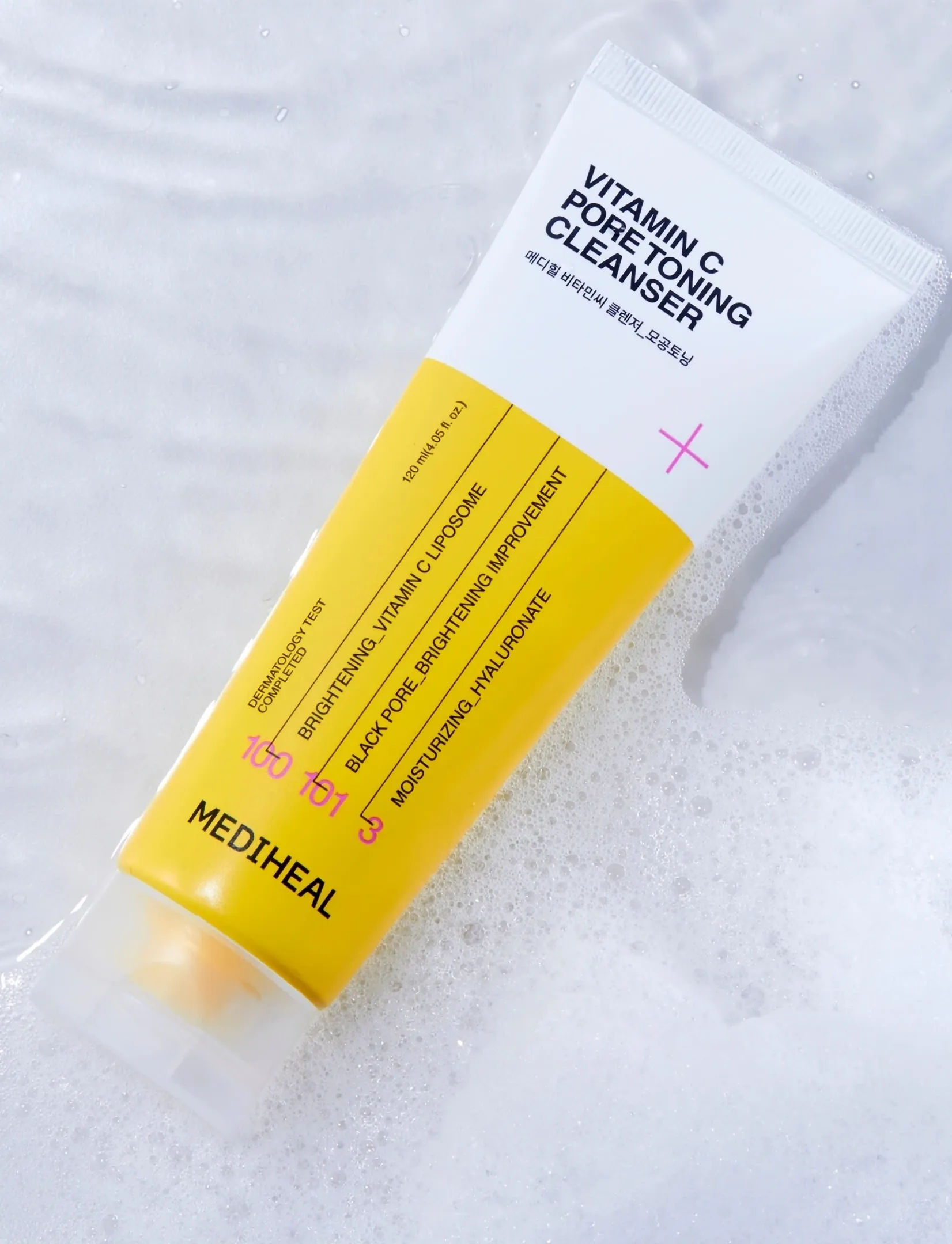 Mediheal Mediheal - Vitamin C Cleanser Pore Toning (120ml), 120 ml, Nude, Rengøringsmidler > Ansigtsvask Og Rengøringsmidler, Dame