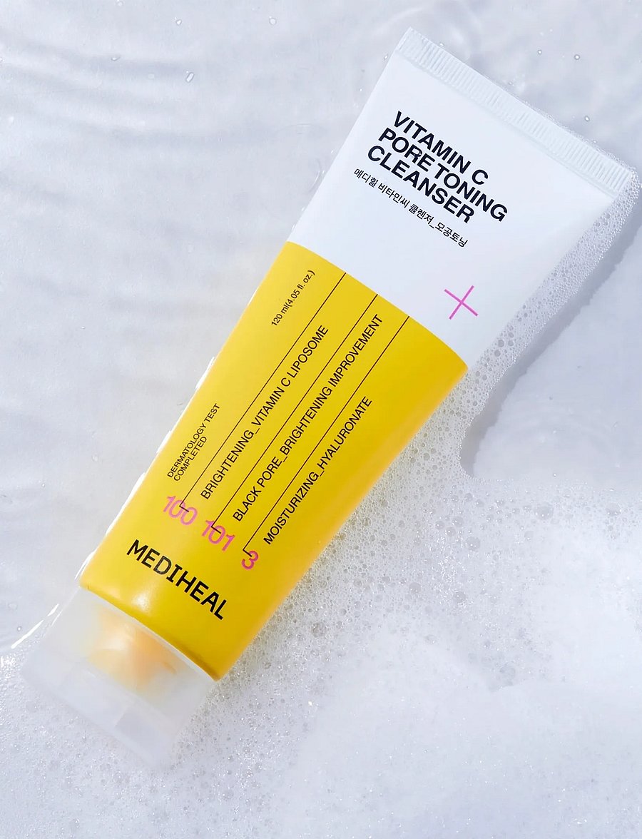 Mediheal - Mediheal - Vitamin C Cleanser Pore Toning (120ml.) - clear - 0