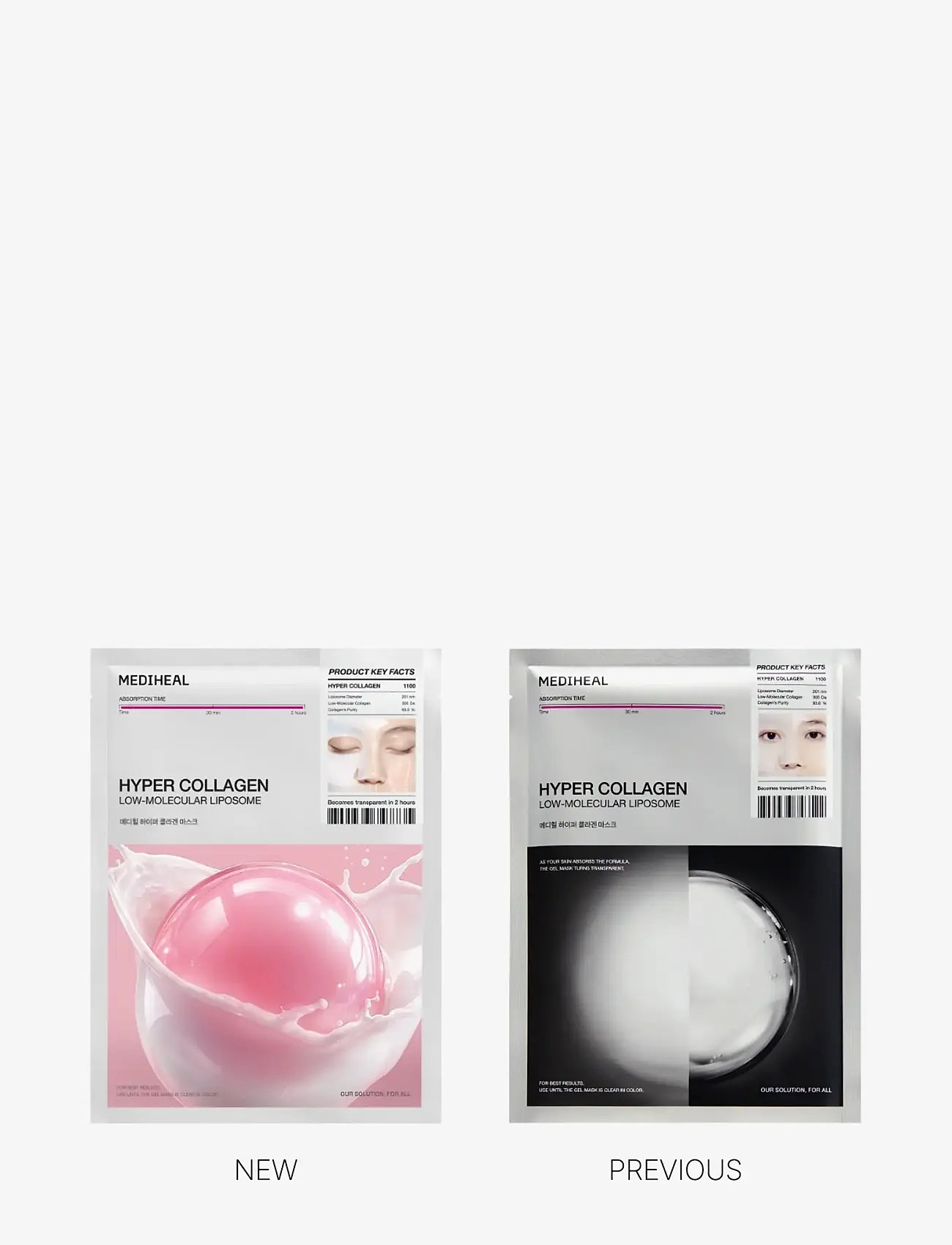 Mediheal - Mediheal - Hyper Collagen Mask (1pcs.) - sheet masks - clear - 2