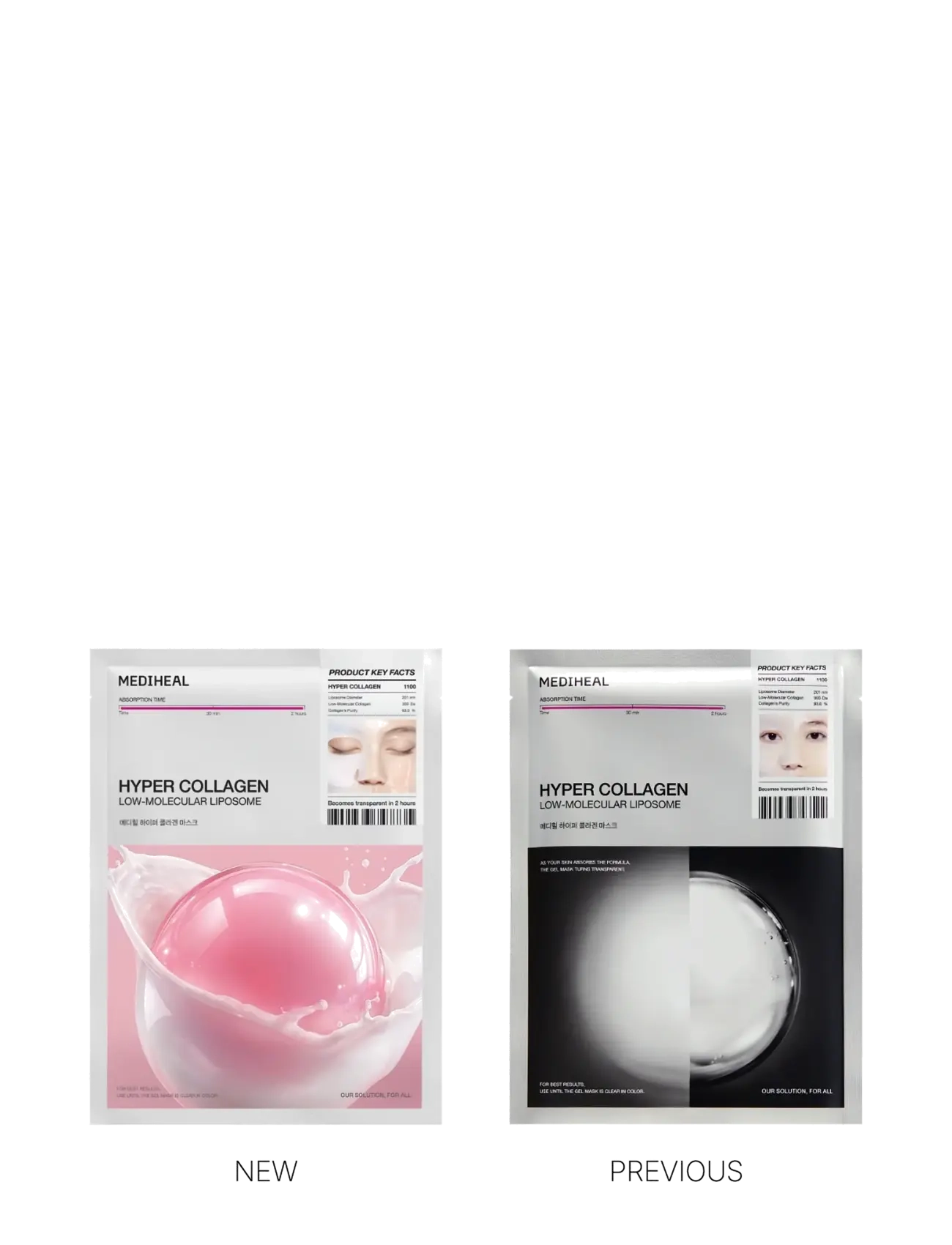 Mediheal - Mediheal - Hyper Collagen Mask (1pcs.) - sheet masks - clear - 2
