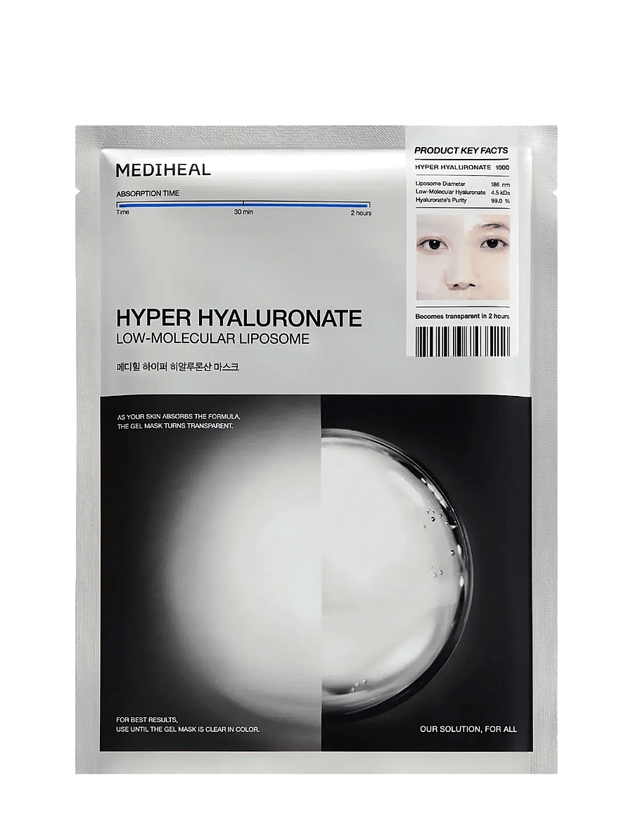 Mediheal - Mediheal - Hyper Hyaluronate Mask (1pcs.) - clear - 1