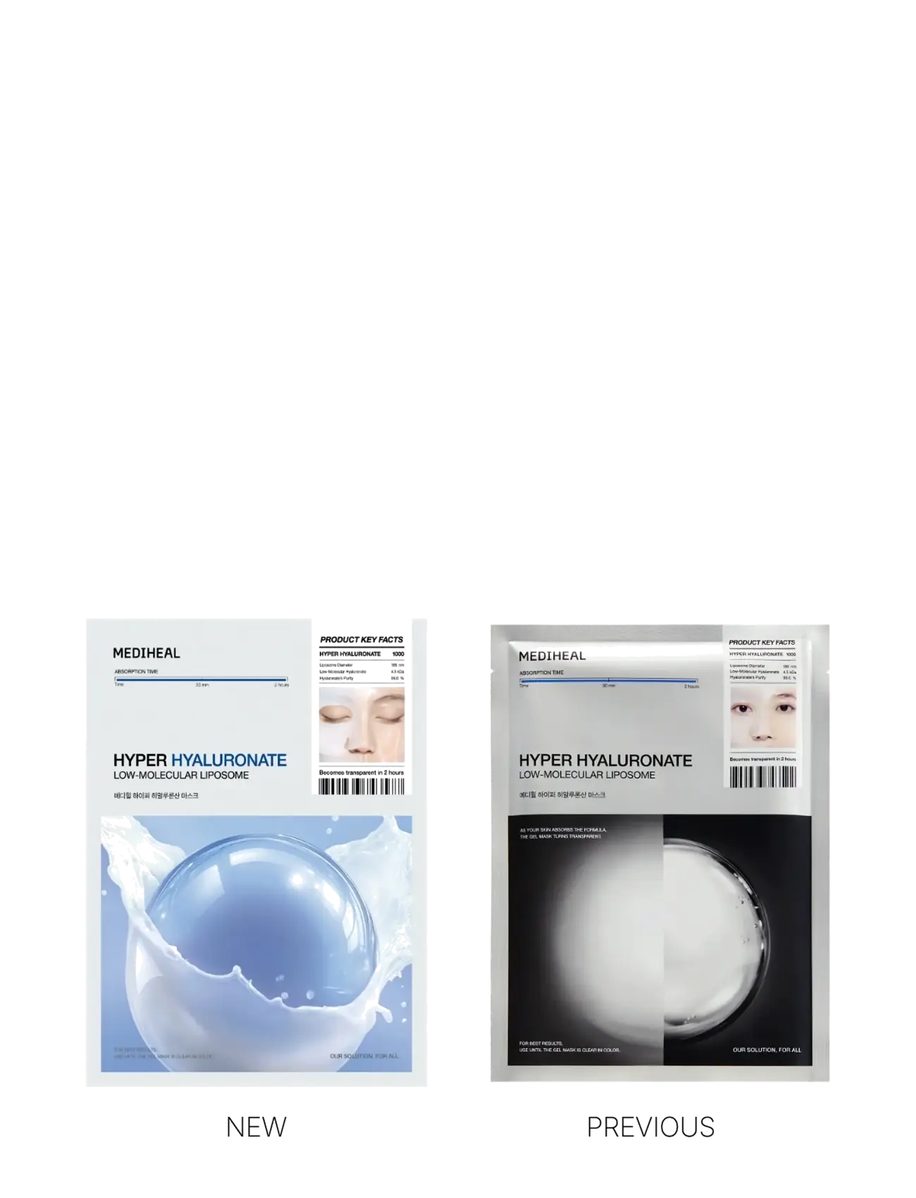 Mediheal - Mediheal - Hyper Hyaluronate Mask (1pcs.) - ansigtsmasker - clear - 2