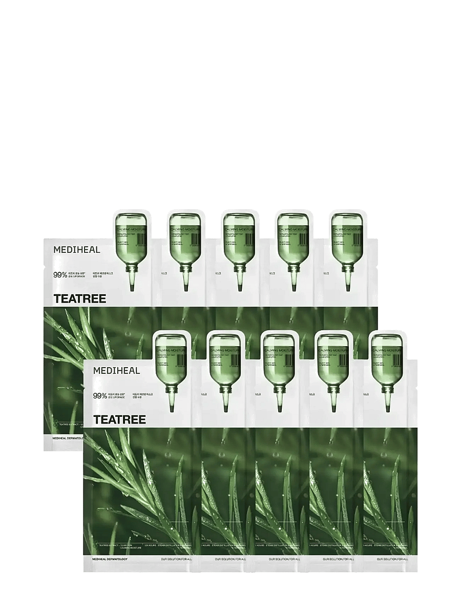Mediheal - Mediheal - Teatree Essential Mask Calming Moisture (10pcs.) - clear - 1