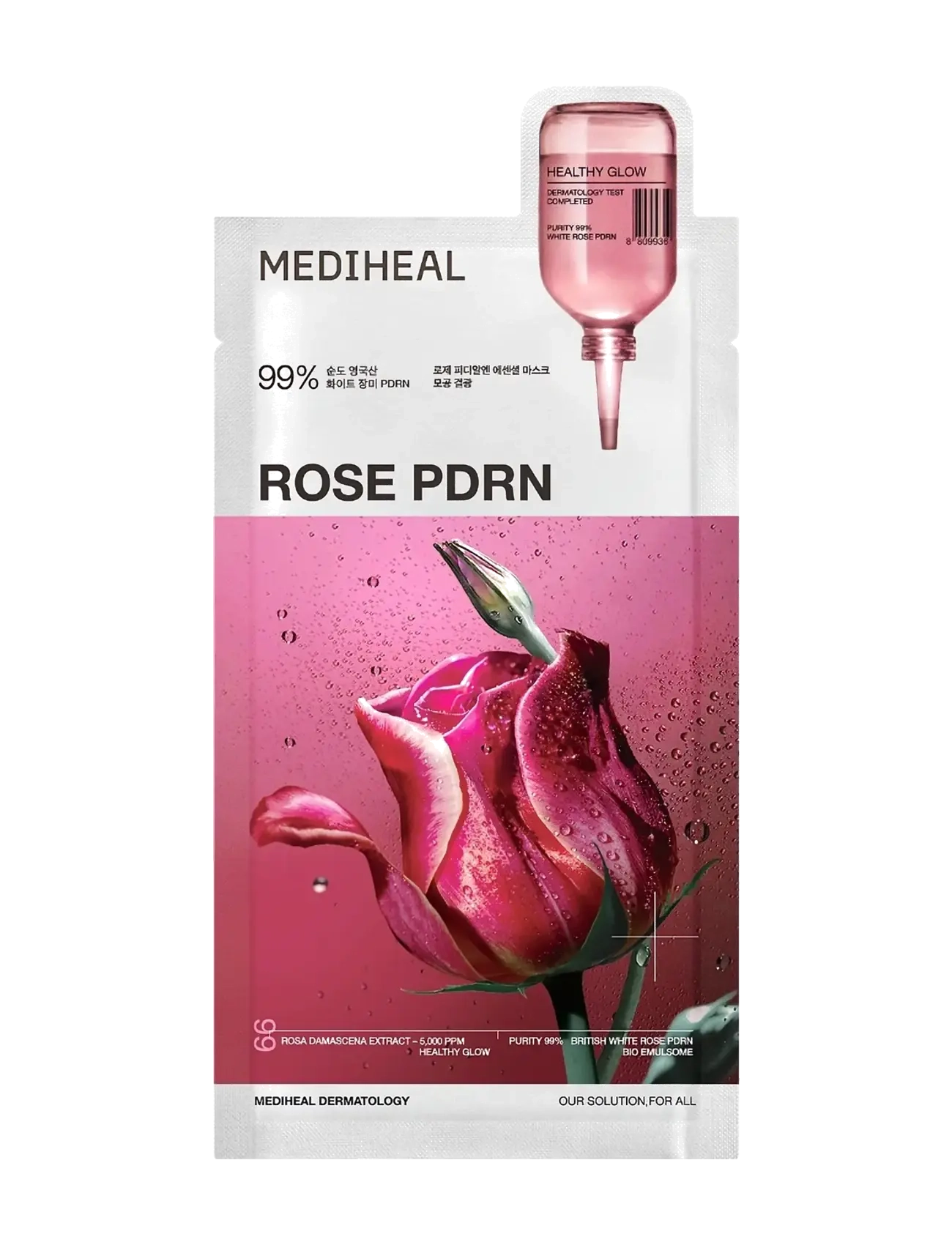 Mediheal Mediheal - Rose PDRN Essential Mask Healthy Glow (1pcs.) - Nyheter - CLEAR / undefined