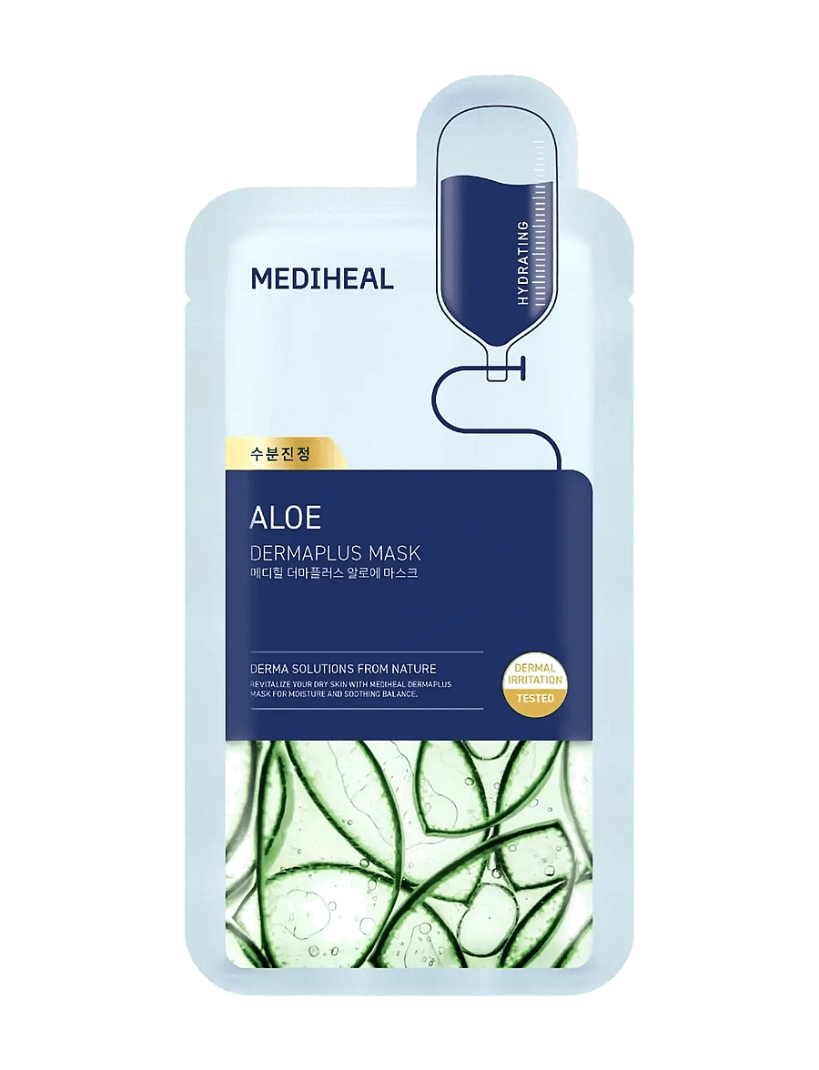 Mediheal - Mediheal - Dermaplus Aloe Mask (1pcs.) - einnota maskar - clear - 1