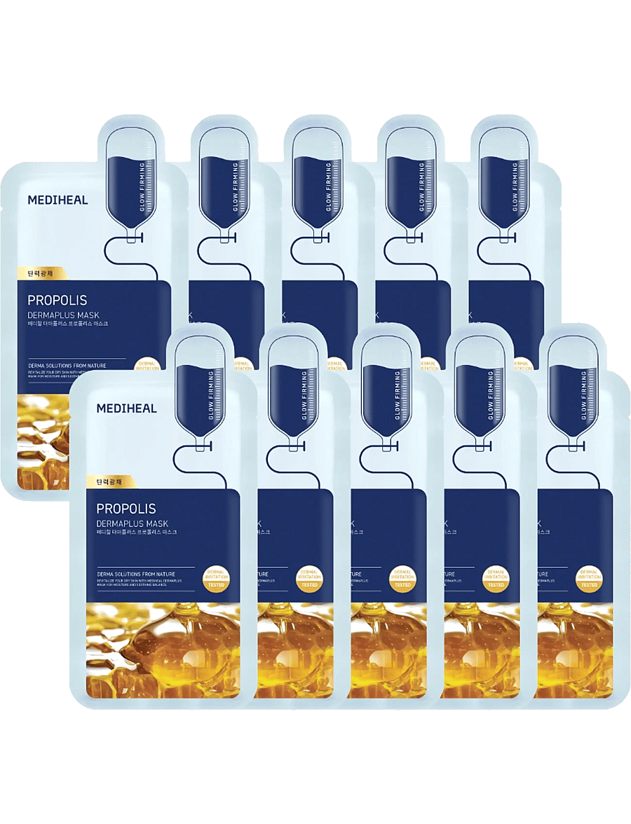 Mediheal - Mediheal - Dermaplus Propolis Mask (10pcs.) - einnota maskar - clear - 0