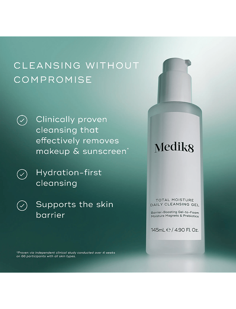 Medik8 - Total Moisture Daily Cleansing Gel - näopesu - clear - 4