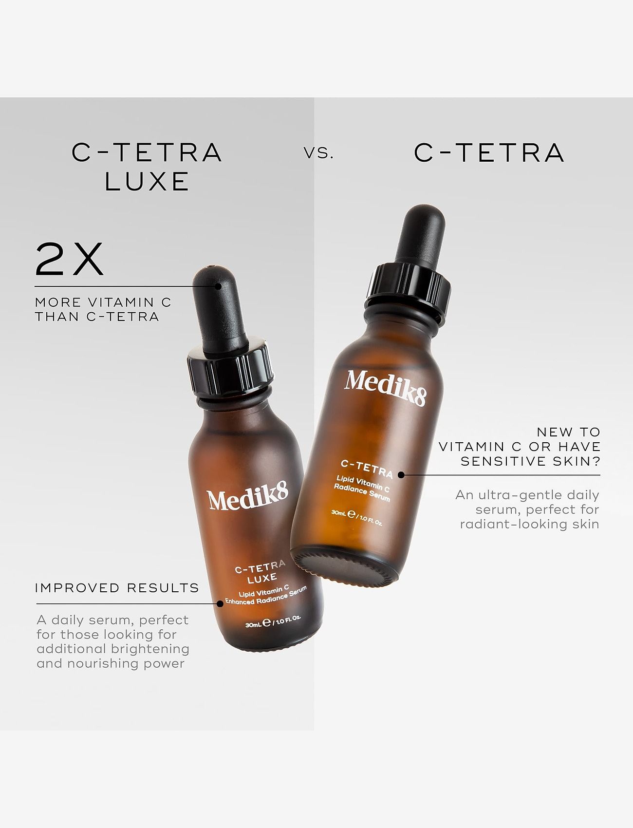 Medik8 - C-Tetra Luxe Serum - serum & oljor  - clear - 2