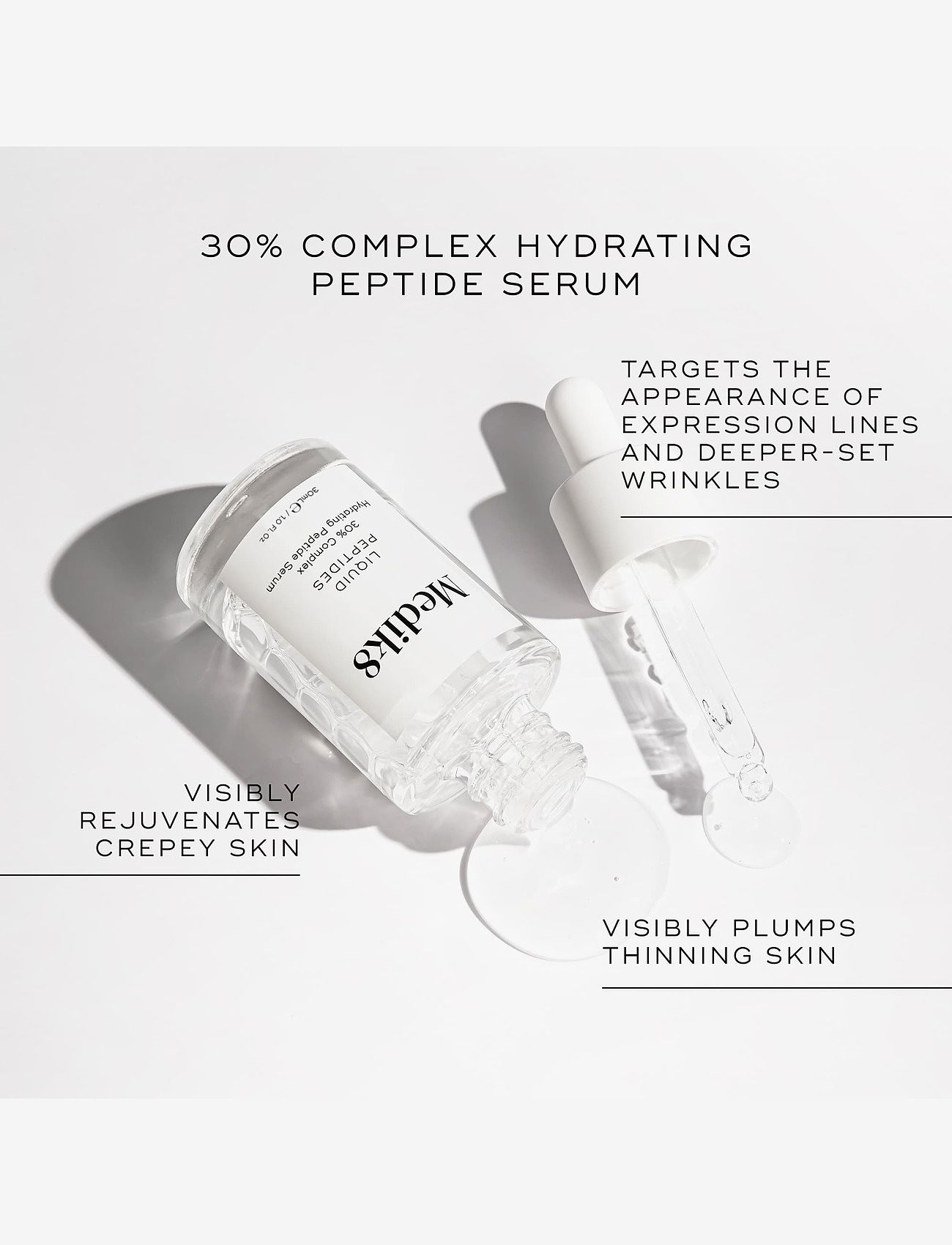 Medik8 - Liquid Peptides - serum og oljer - clear - 2