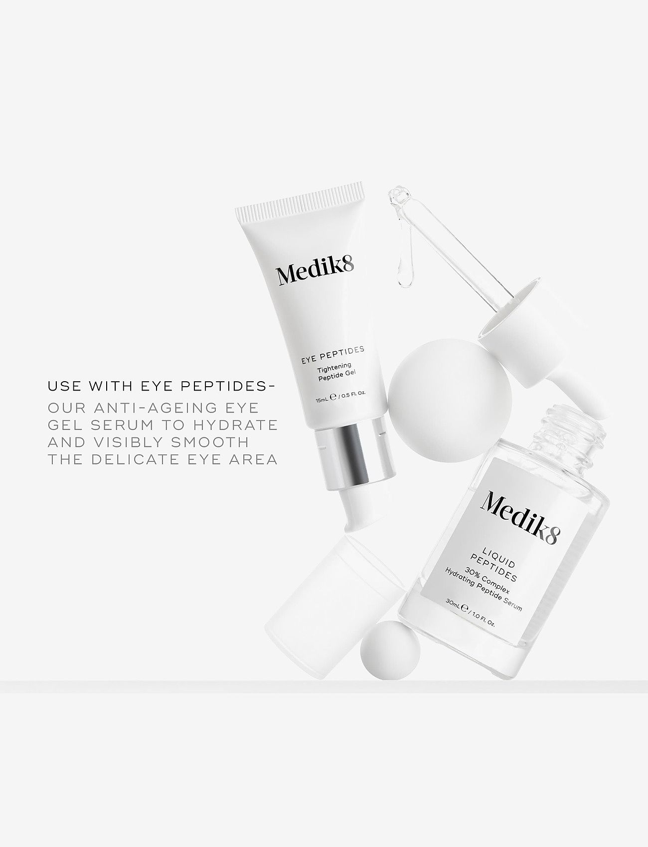 Medik8 - Liquid Peptides - serum og oljer - clear - 3