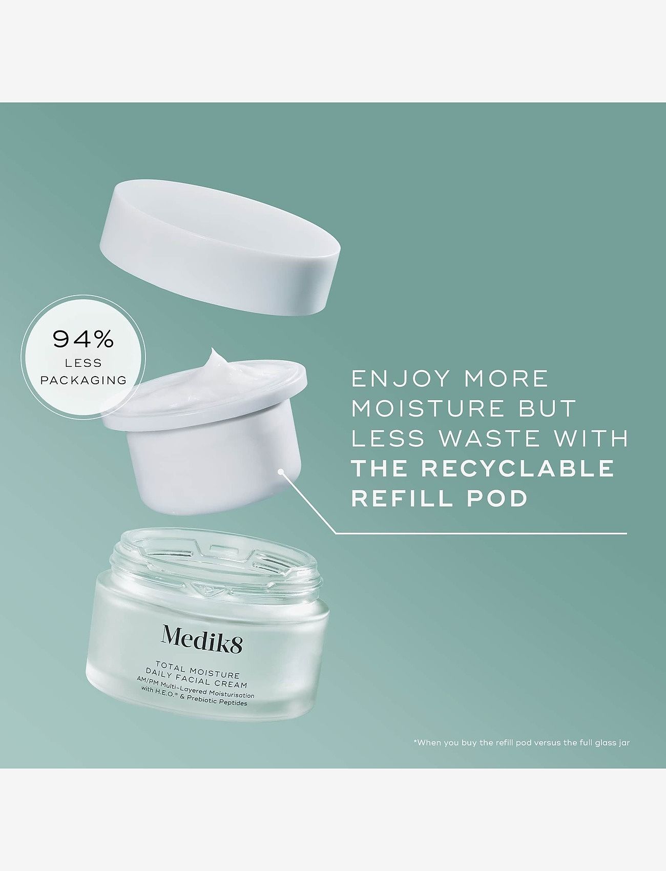 Medik8 - Total Moisture Daily Facial Cream - sommerens hudpleje - clear - 4