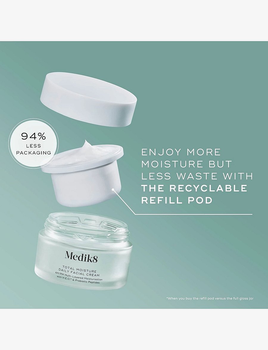 Medik8 - Total Moisture Daily Facial Cream Refill - suvine nahk - clear - 4