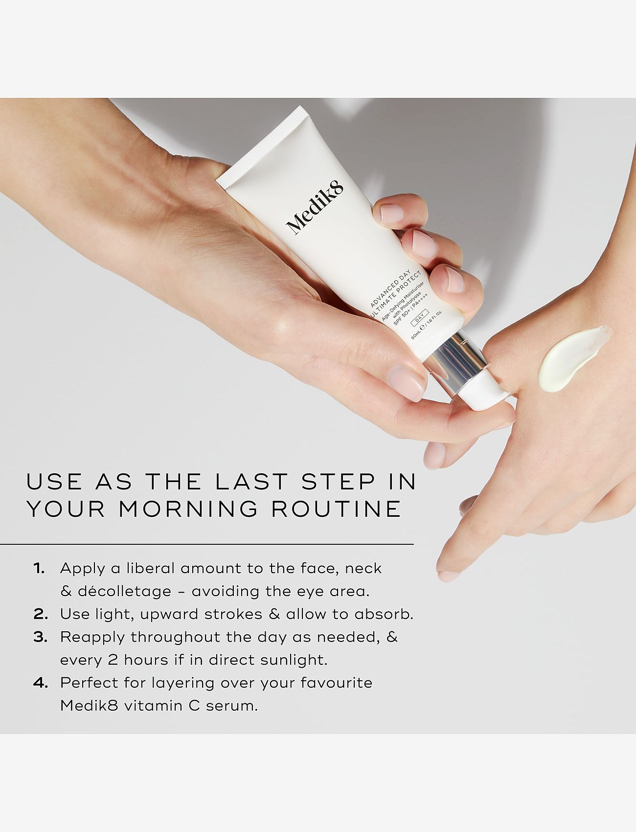 Medik8 - Advanced Day Ultimate Protect SPF50+ - suvine nahk - clear - 2