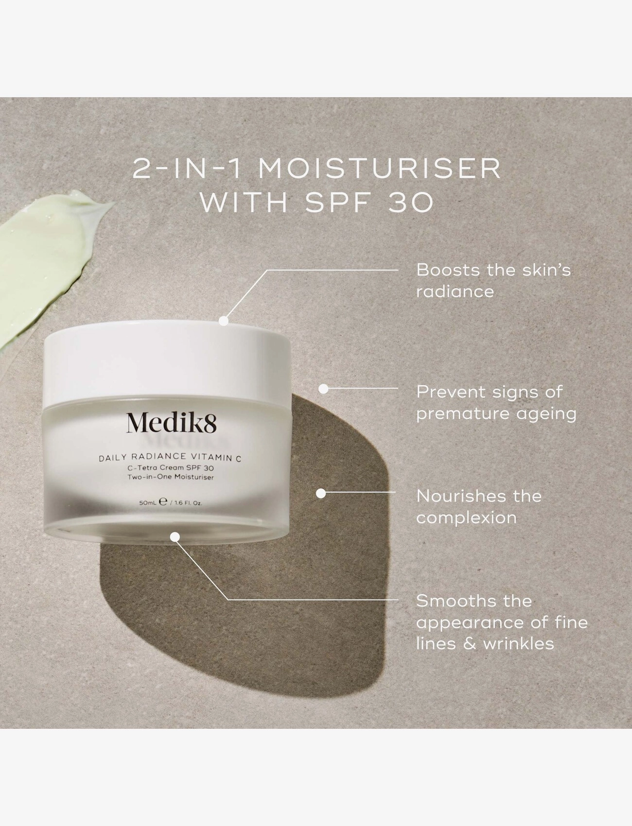Daily Radiance Vitamine C Crema C-tetra Hidratante Dos En Uno Spf30 5