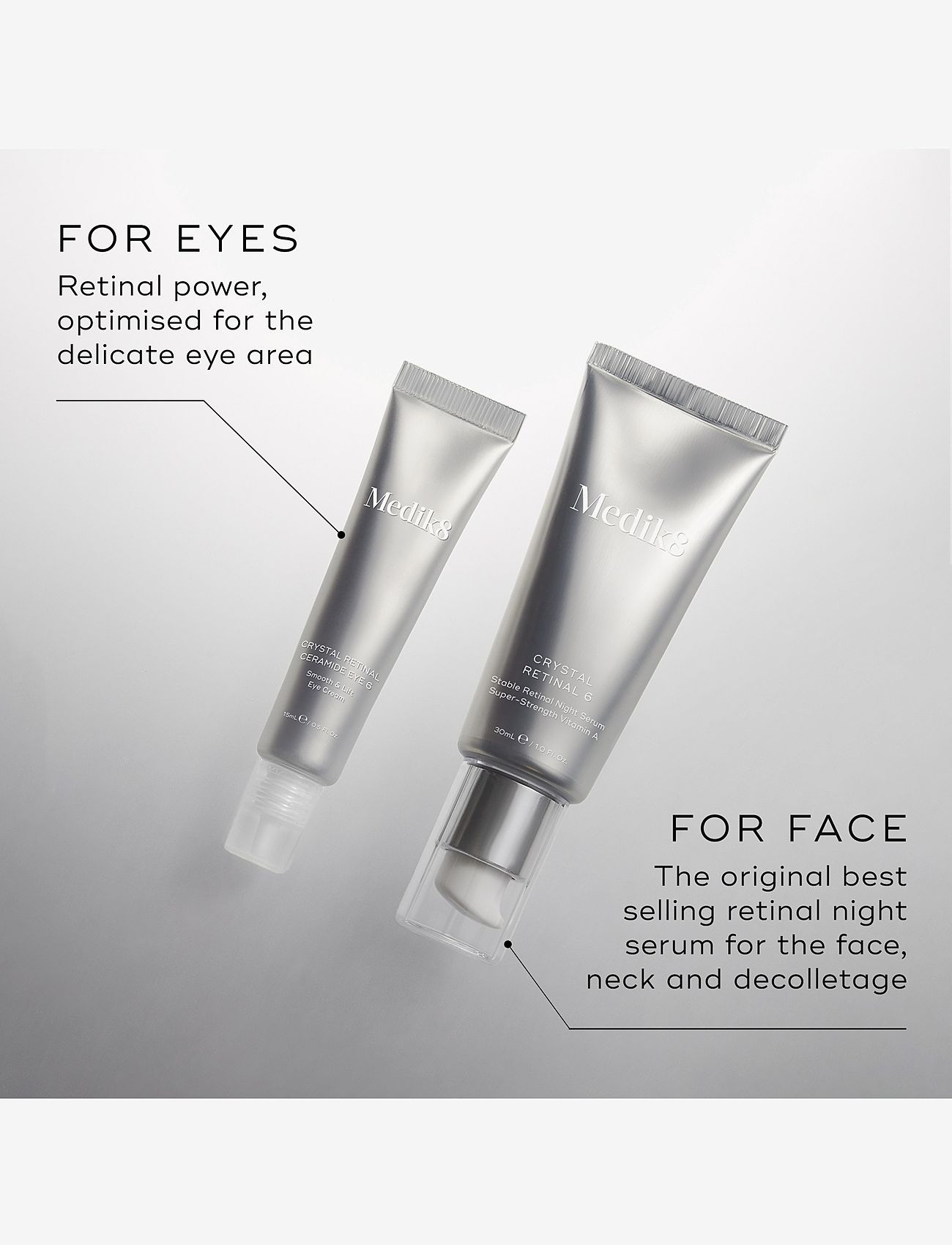 Medik8 - Crystal Retinal 6 Serum - serum & oljor  - clear - 3