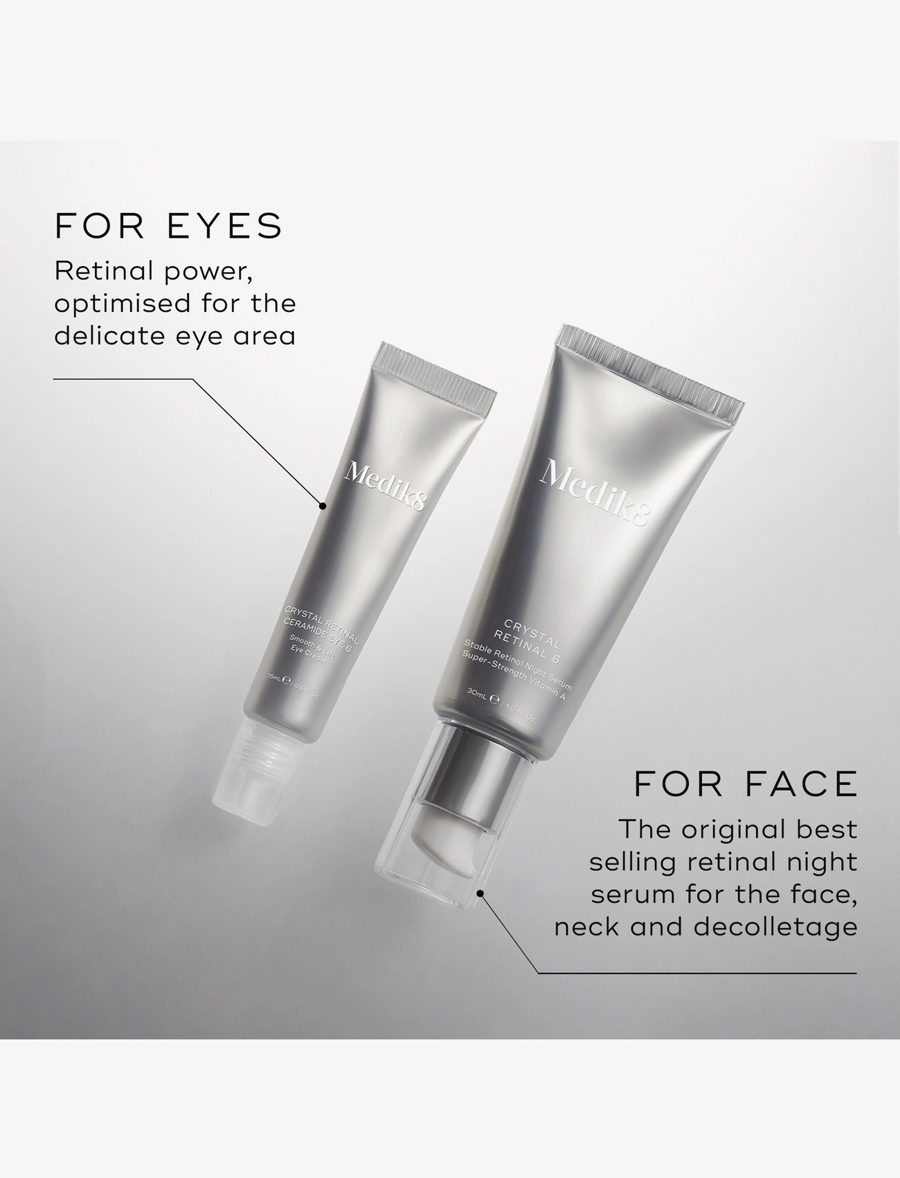 Medik8 - Crystal Retinal 1 Serum - serum & olier - clear - 3