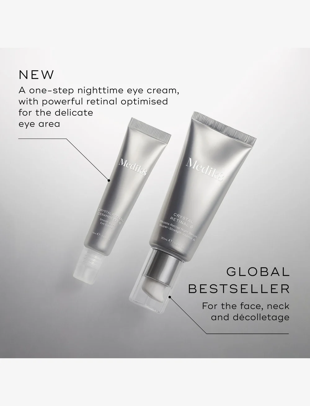 Medik8 - Crystal Retinal Ceramide Eye 10 - silmakreem - clear - 4