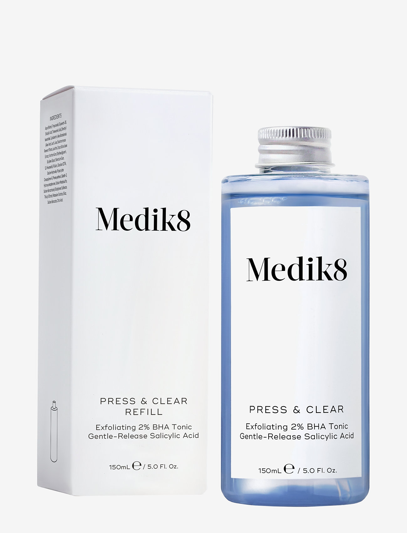 Medik8 - Press & Clear Refill - koorivad toonikud - clear - 1