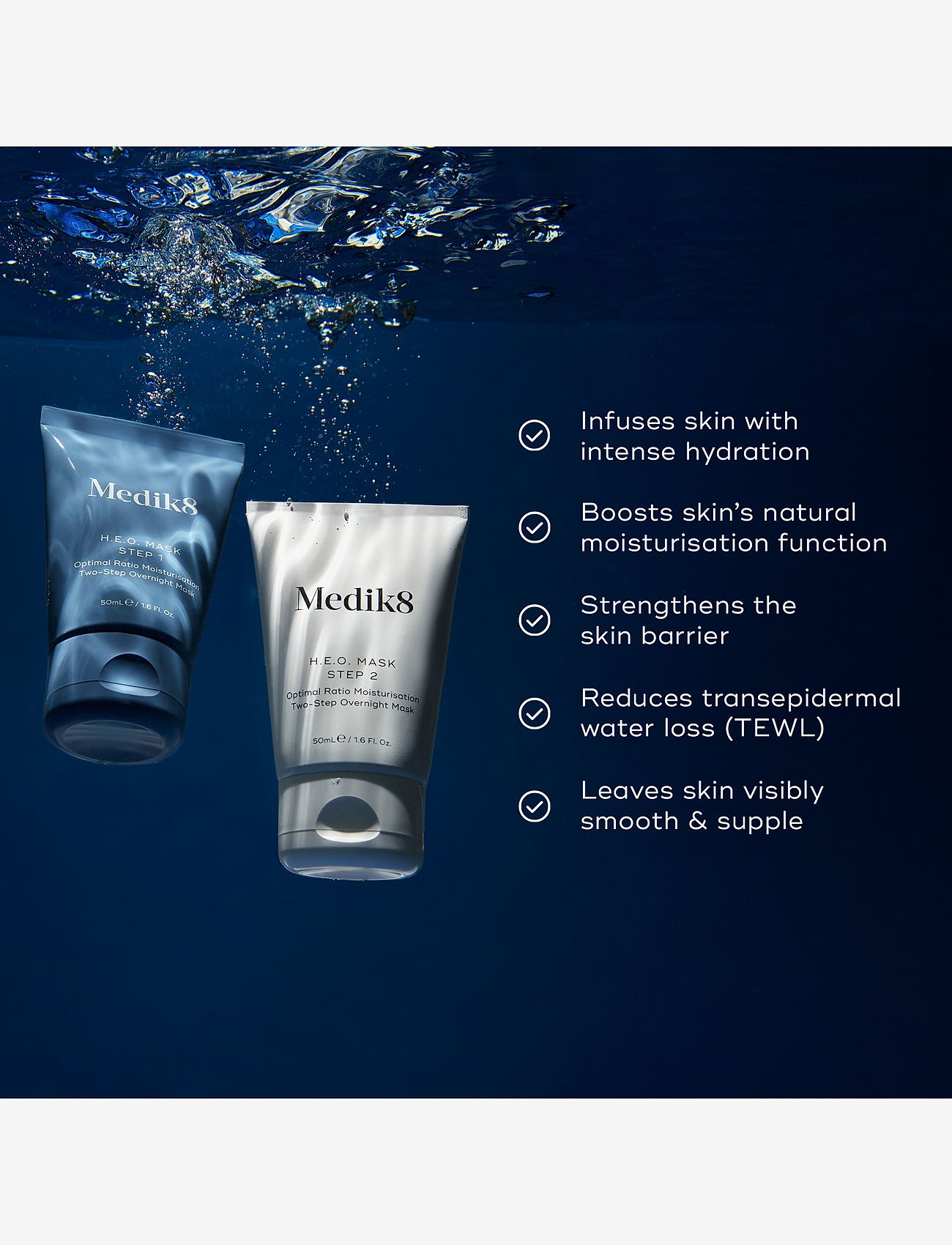 Medik8 - H.E.O Mask - Återfuktande masker - clear - 5