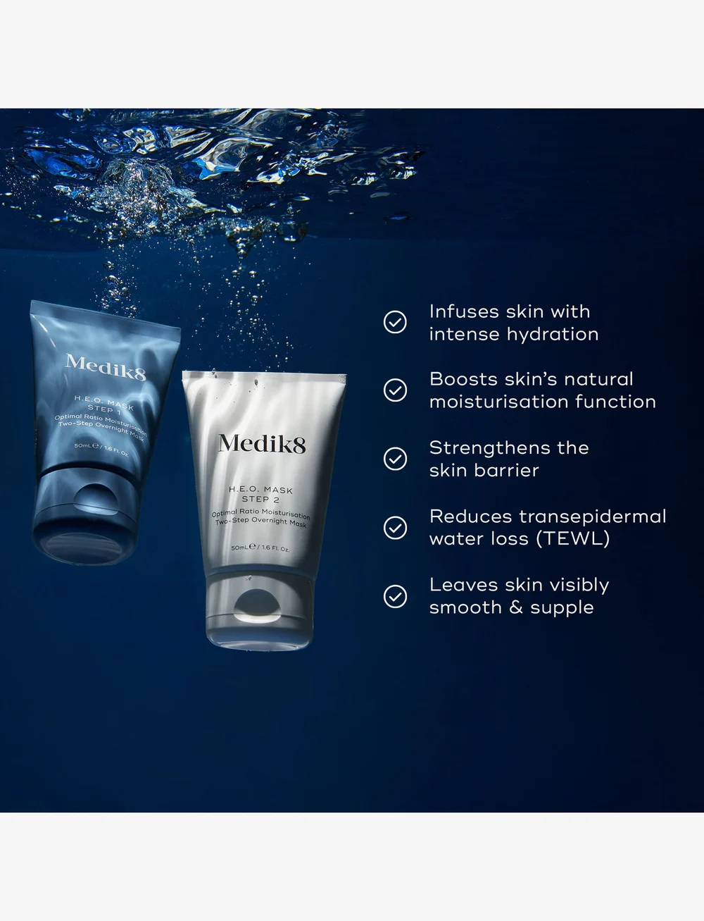 Medik8 - H.E.O Mask - niisutavad maskid - clear - 5