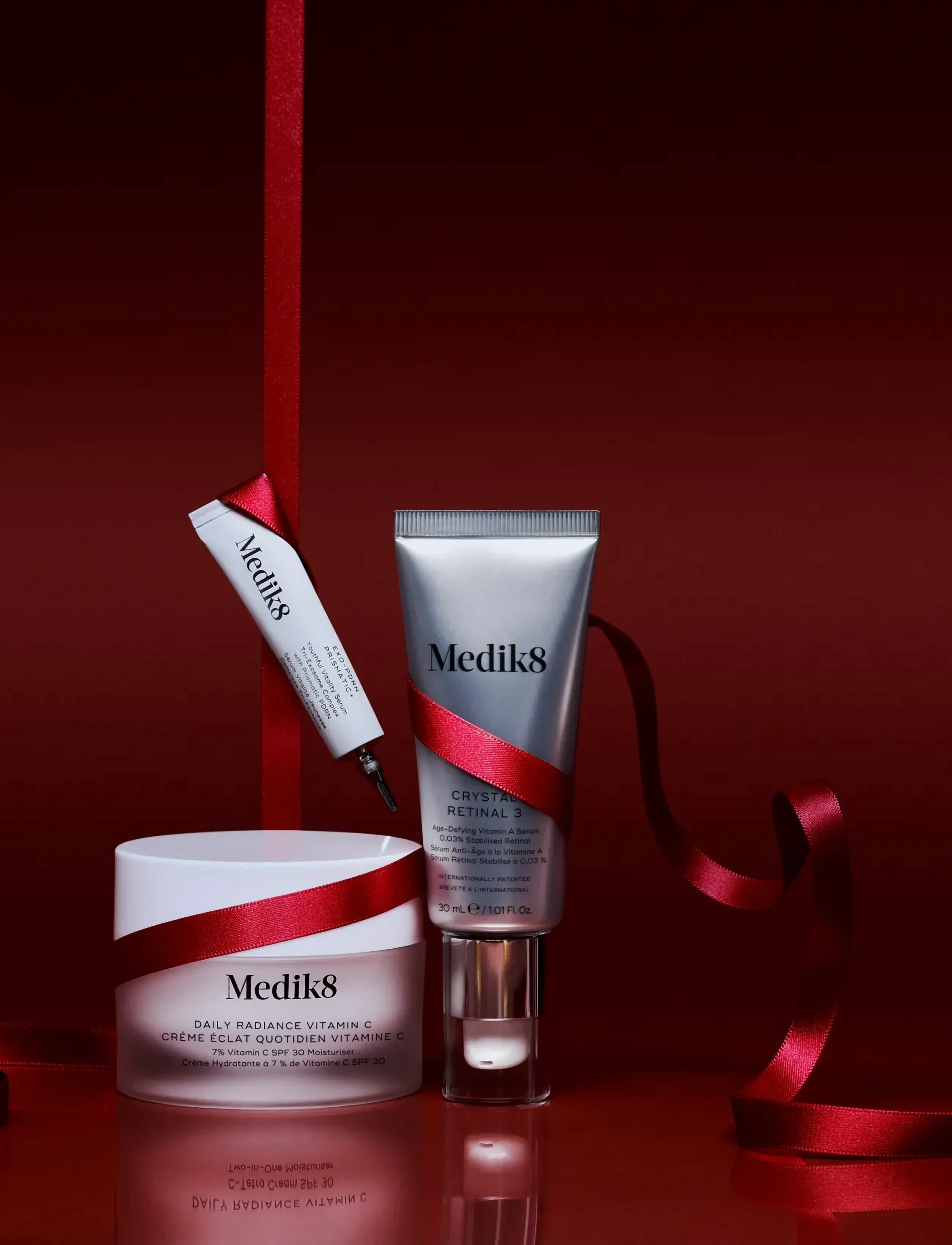 Medik8 - Rejuvenation Routine (Kit): Daily Radiance Vitamin C, Crystal Retinal 3, Exo-PDRN Prismatic - clear - 0