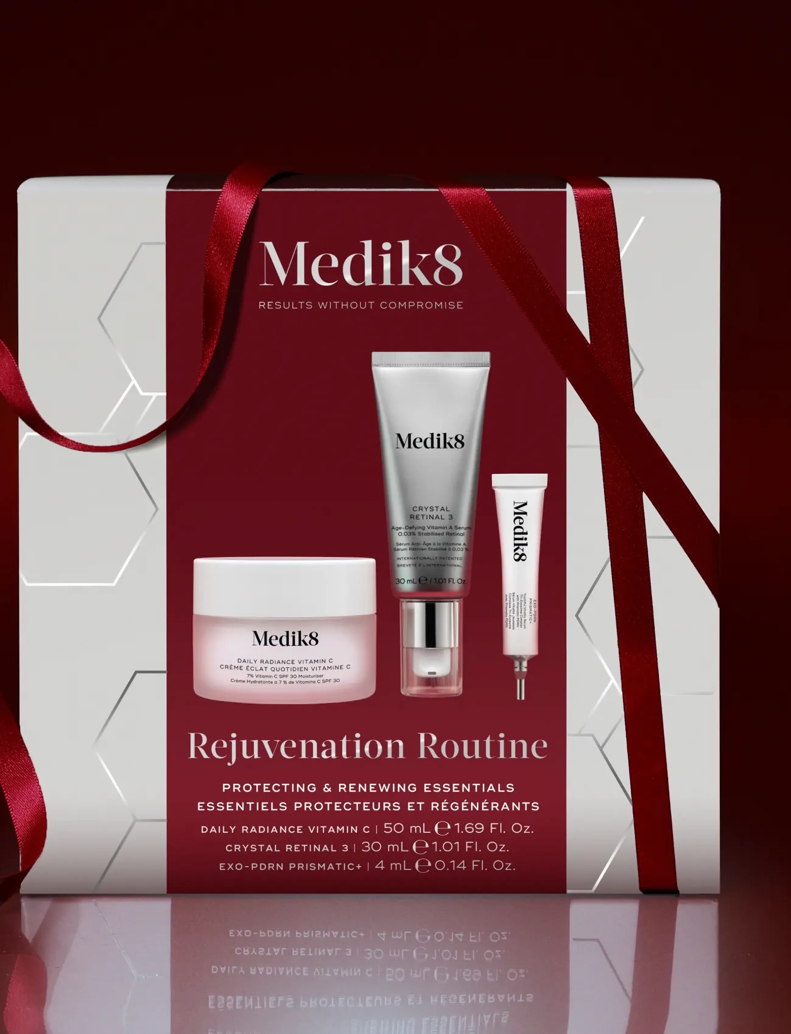 Medik8 - Rejuvenation Routine (Kit): Daily Radiance Vitamin C, Crystal Retinal 3, Exo-PDRN Prismatic - clear - 2