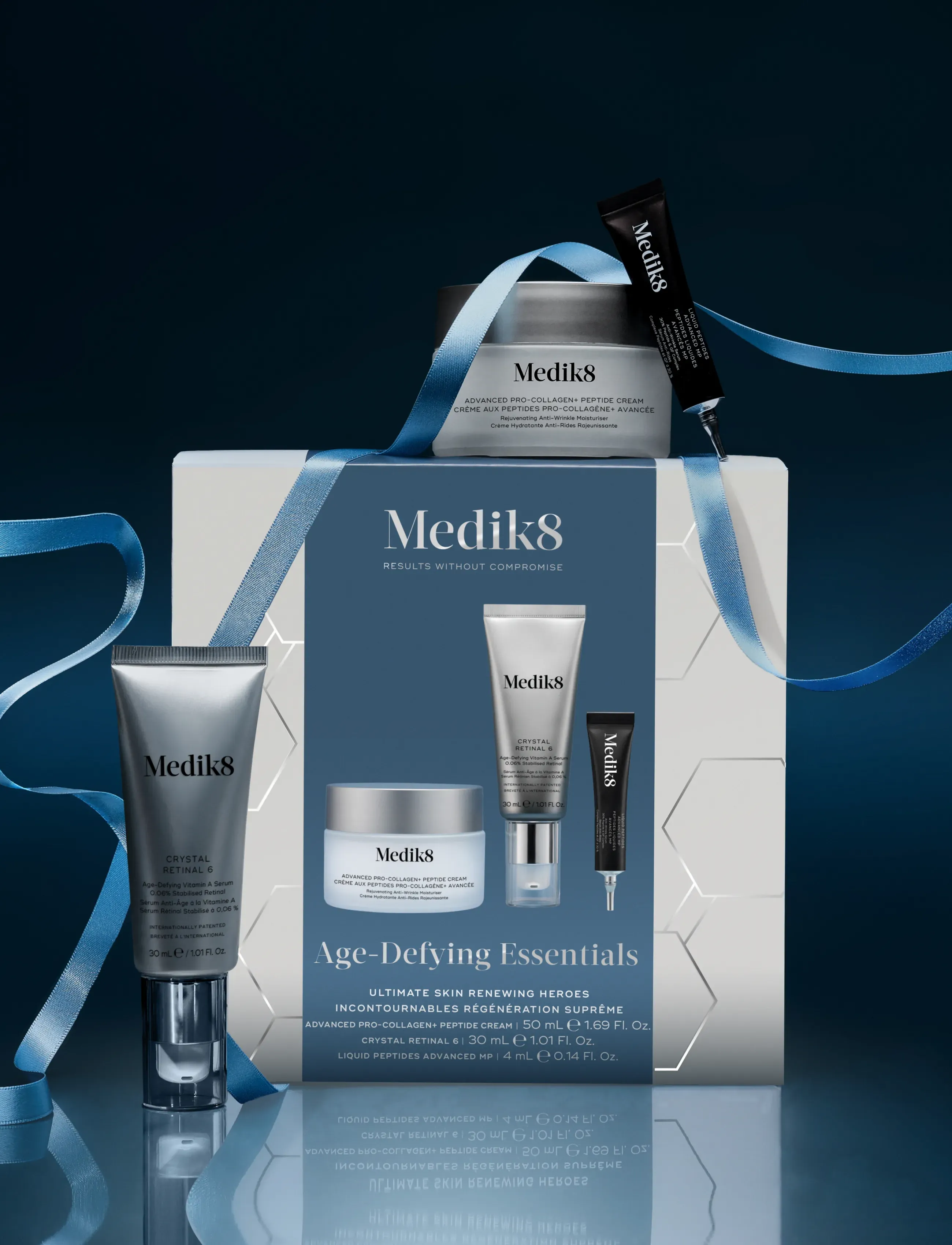 Medik8 - Age-Defying Essentials: Advanced Pro-Collagen+ Peptide Cream, Crystal Retinal 6, Liquid Peptides - clear - 3