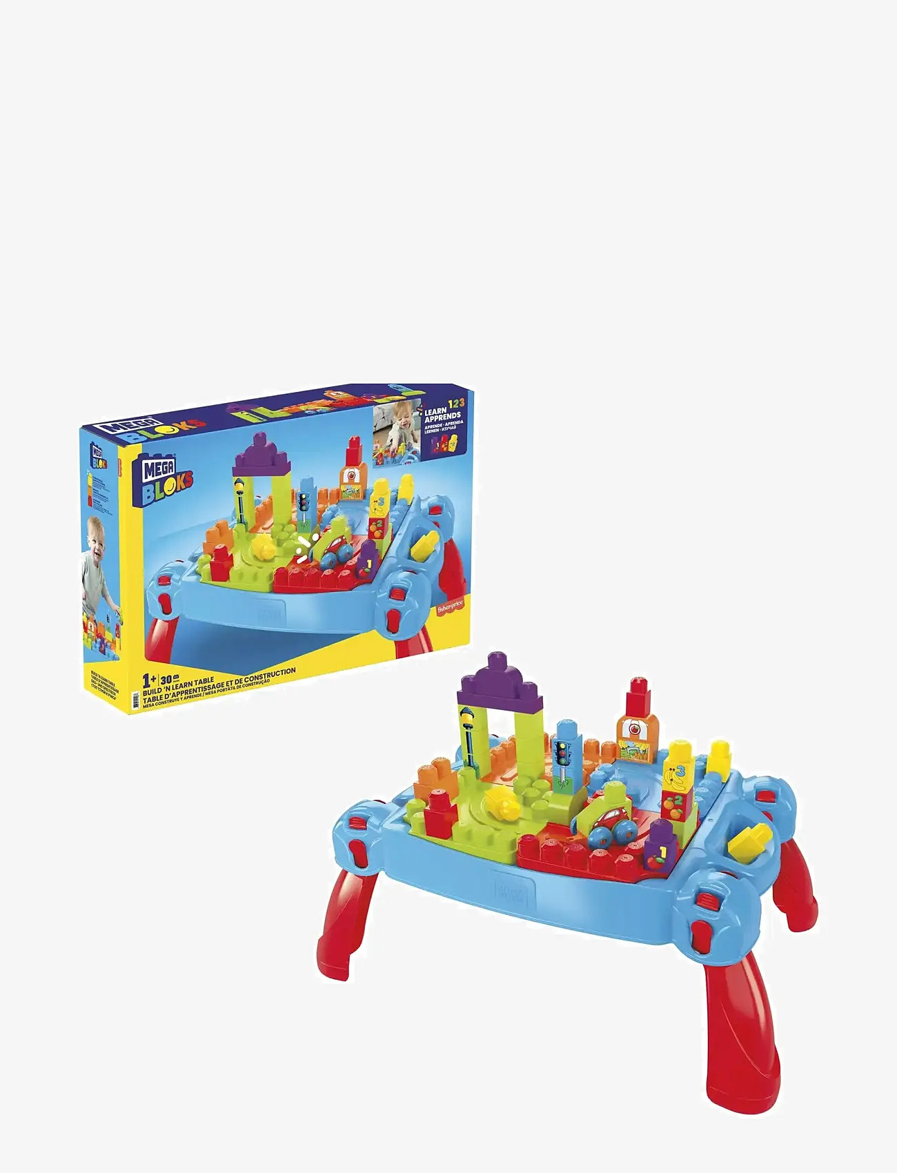 MEGA Bloks - BLOKS Building Basics Build ’n Learn Table - byggklossar - multicolor - 1